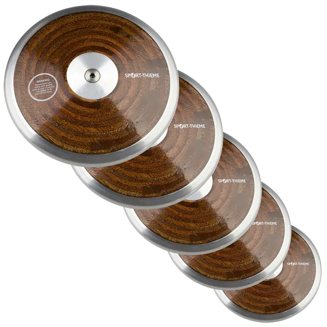 sport-thieme-wettkampfdiskus-holz-wurfdiskus-0-75-2-kg image 1