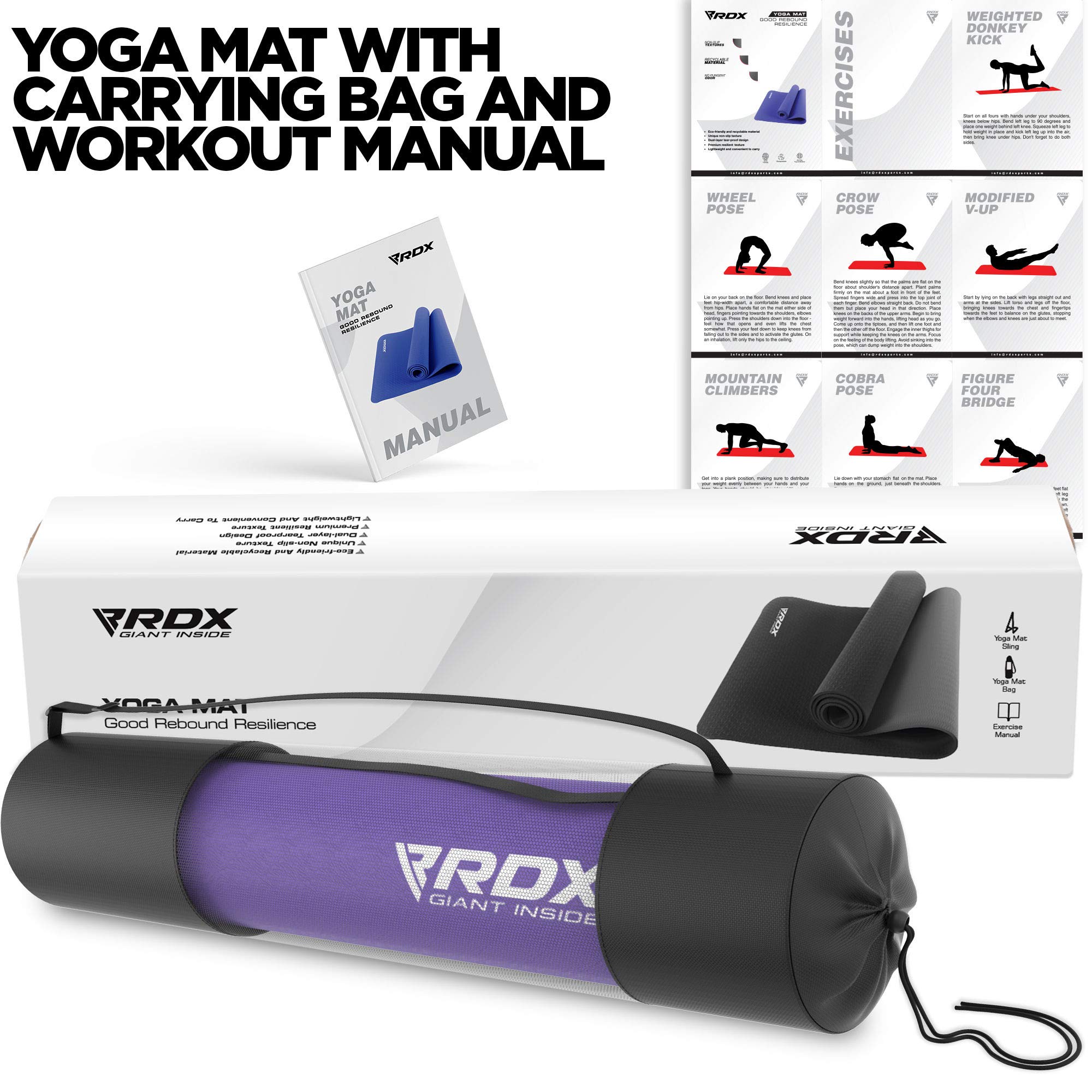 rdx-yogamatte-183x61x0-6-cm-tpe-6-mm-gymnastikmatte-rutschfest-mit-tasche-2 image 8