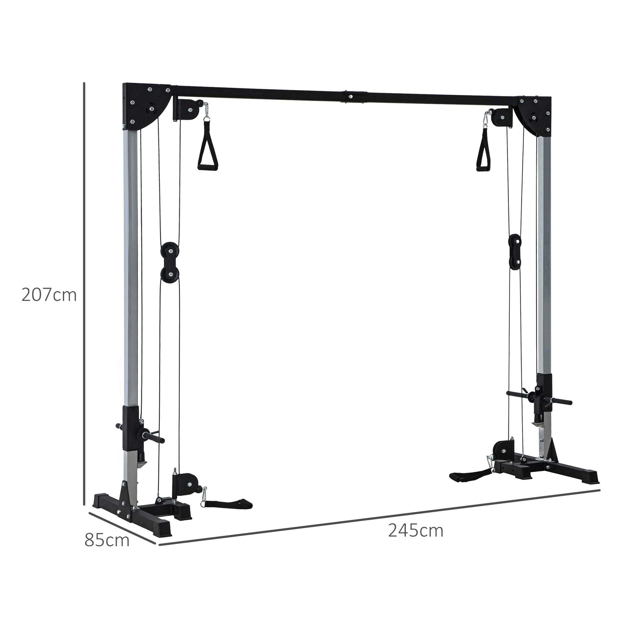 sportnow-kabelzug-kraftstation-245-x-207-cm-50-kg-pro-seite image 5