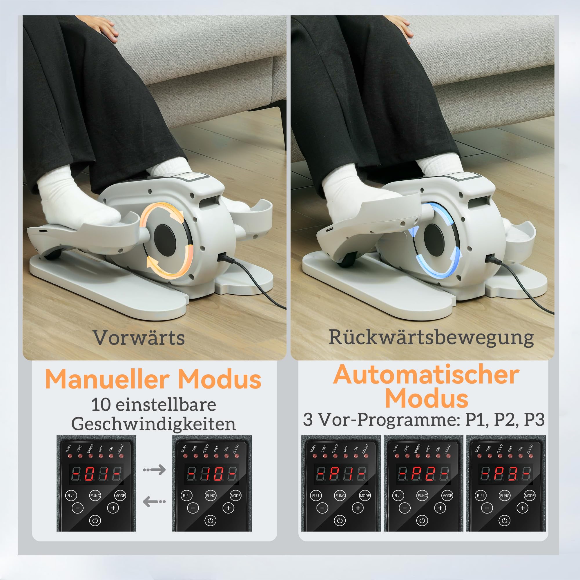 sportnow-mini-ellipsentrainer-untertisch-mit-lcd-monitor image 3