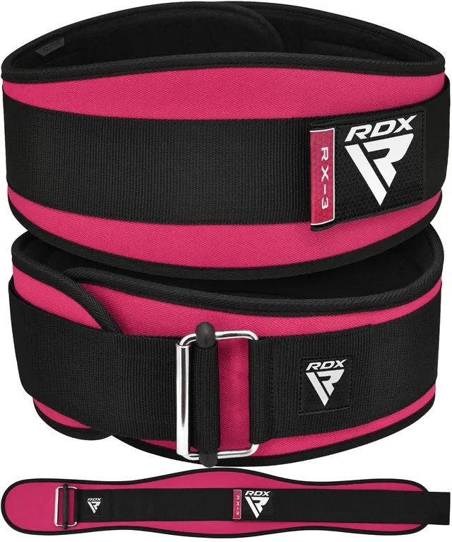 rdx-gewichtheberg-rtel-damen-6-5-zoll-gebogen-nylon-powerlifting image 1