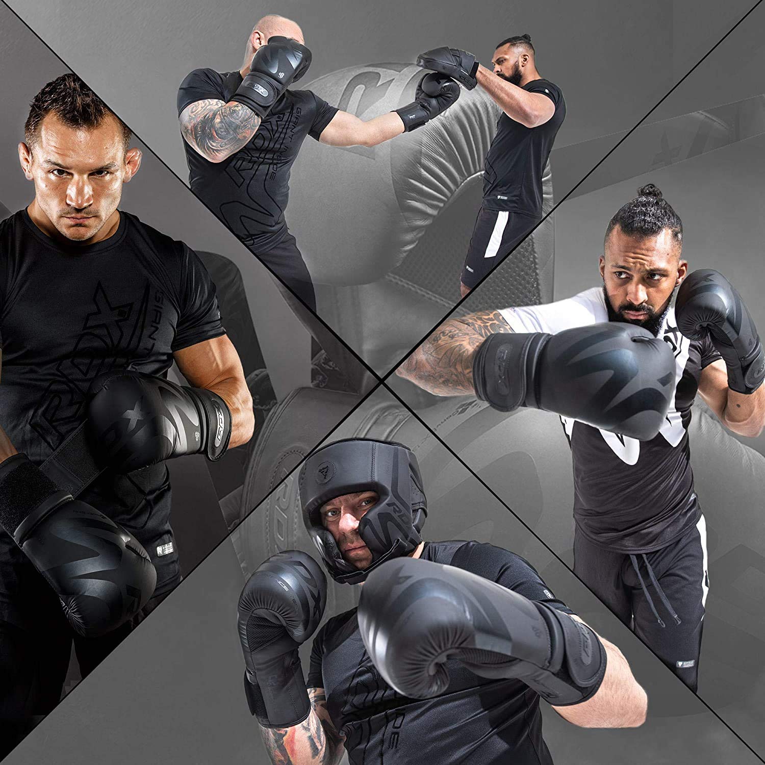 rdx-f15-noir-boxhandschuhe-10oz-convex-skin-leder-schwarz image 4