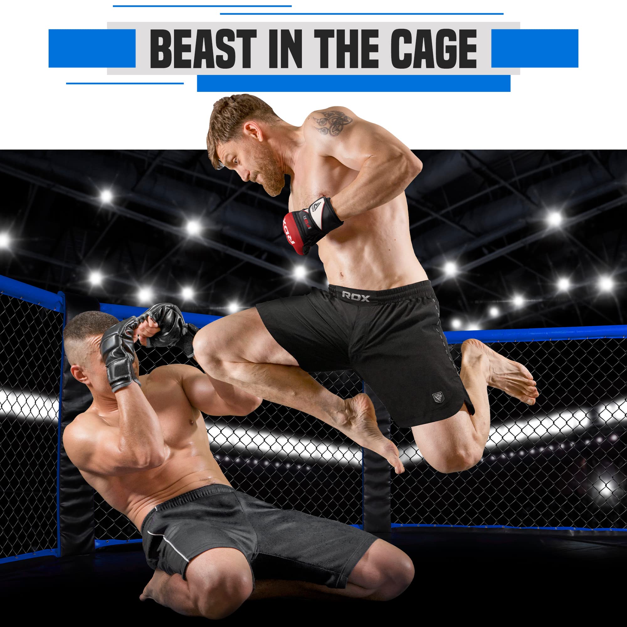 rdx-mma-shorts-herren-kampfsport-trainingshose-boxen-kickboxen-grappling image 3