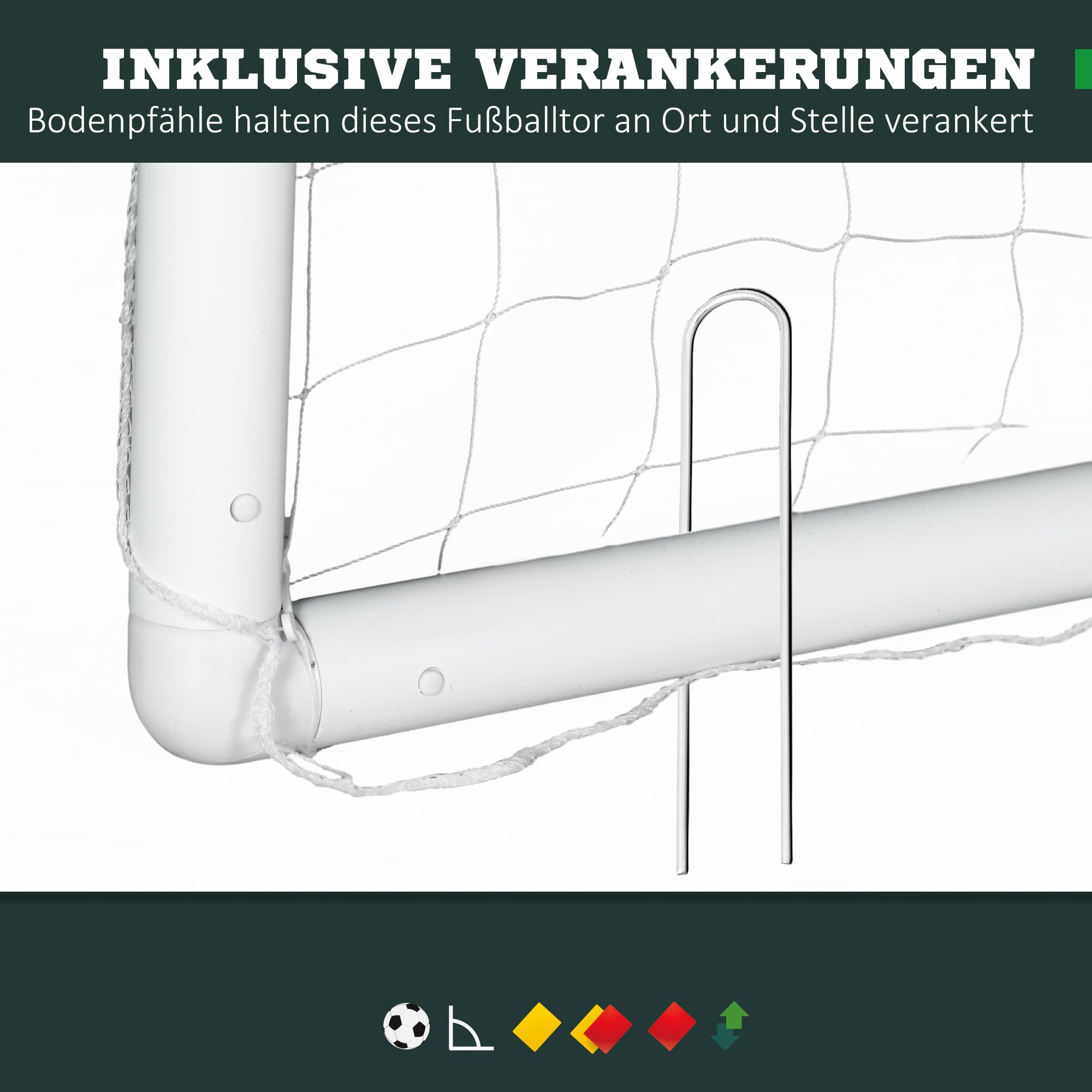 sportnow-fu-balltor-300-x-120-x-200-cm-mit-netz-f-r-jugendliche-und-erwachsene image 5