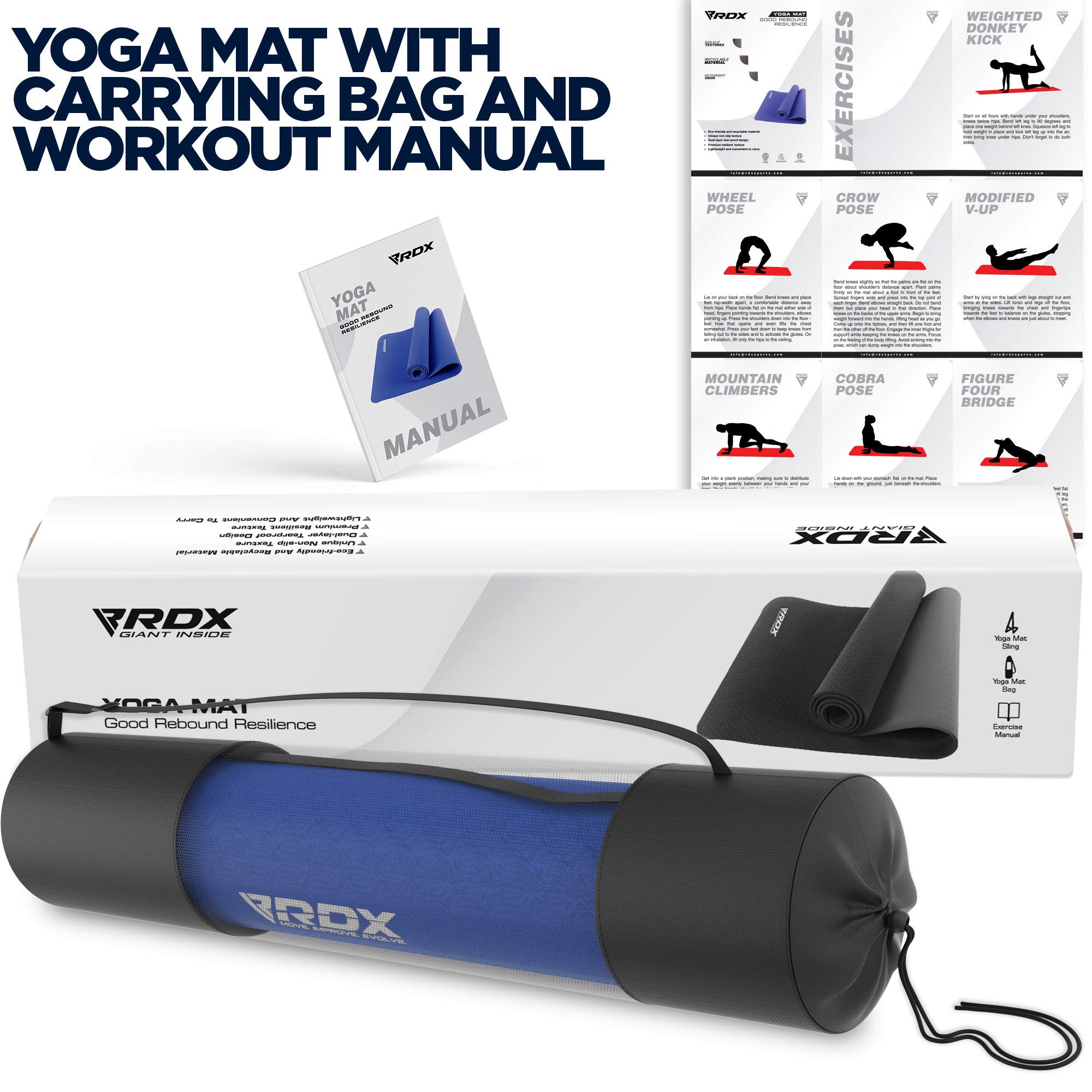 rdx-yogamatte-tpe-6-mm-183x61-cm-rutschfest-latexfrei-mit-tragegurt-2 image 8