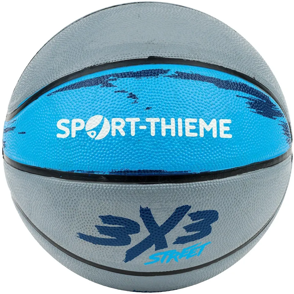 sport-thieme-streetball-3x3-gr-e-6-600-g-outdoor-basketball-grau-blau image 1