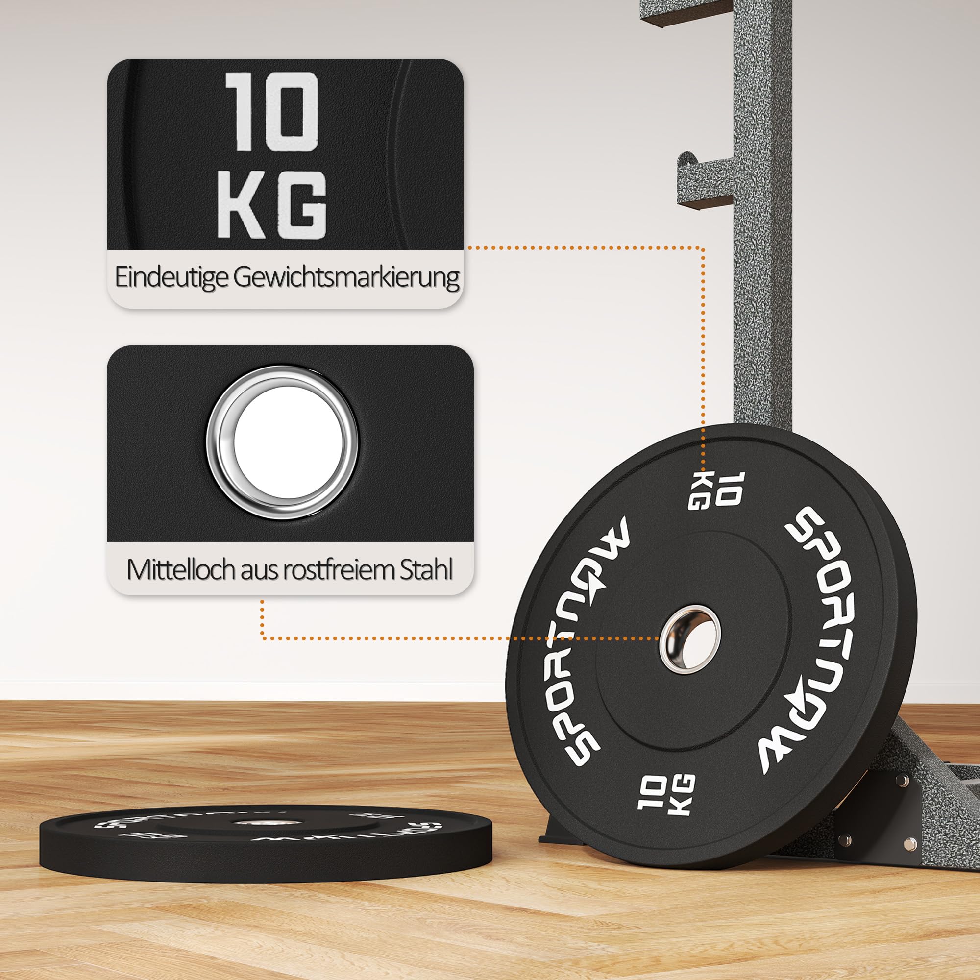 sportnow-2er-set-olympische-hantelgewichte-2x10kg-50mm image 6