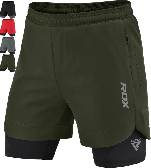 rdx-2-in-1-laufshorts-herren-kurz-mit-kompression image 1