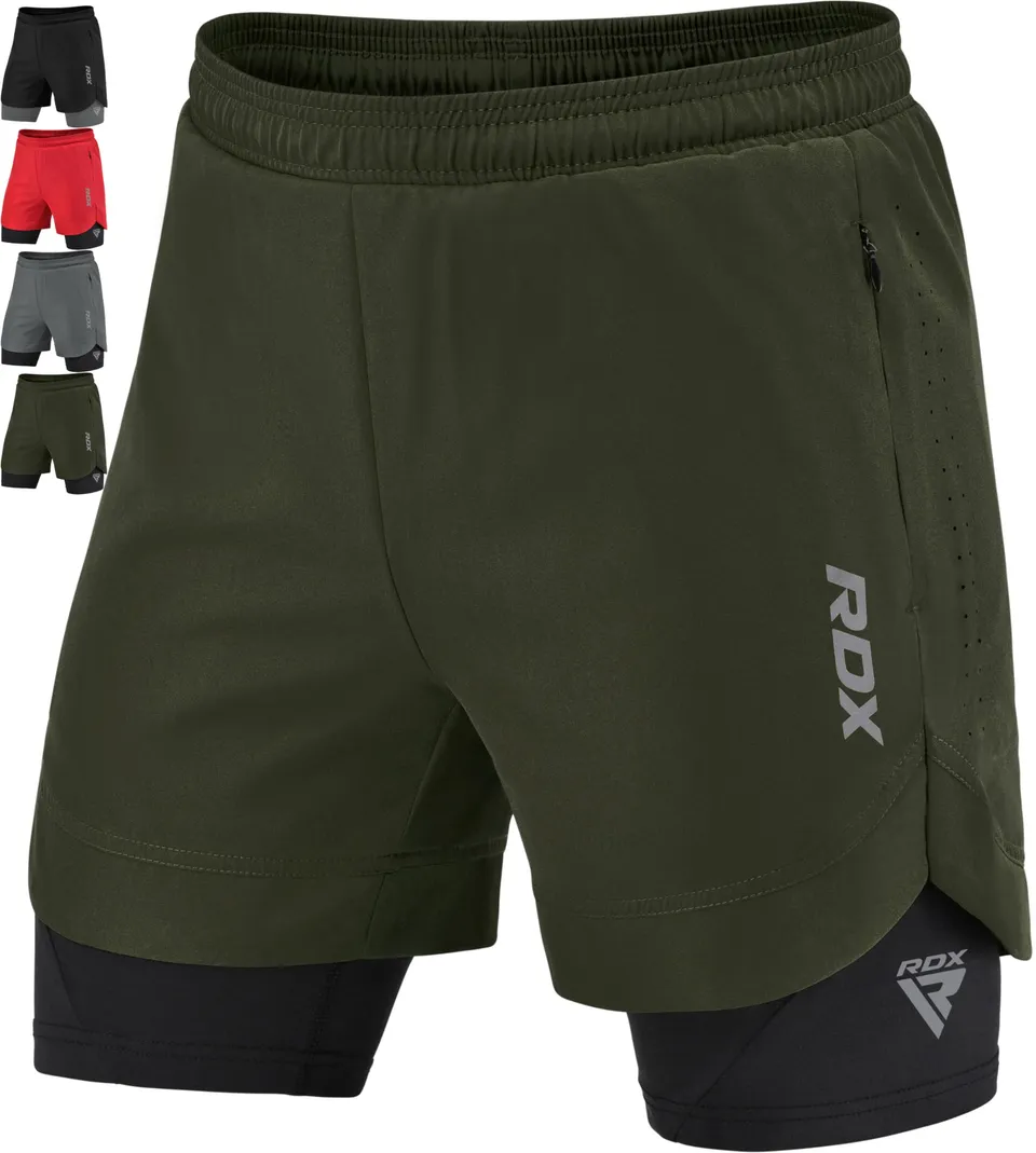 rdx-2-in-1-laufshorts-herren-kurz-mit-kompression image 1