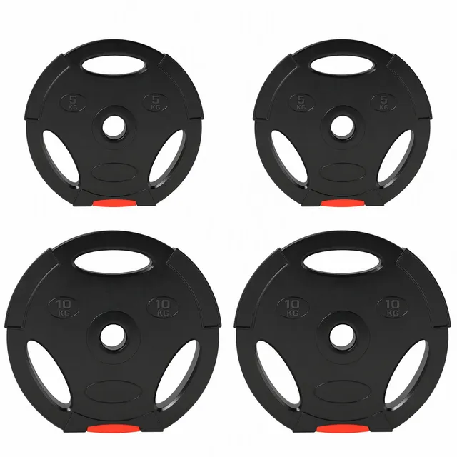 sportnow-hantelscheiben-set-30-kg-4er-set-2-5-cm image 1