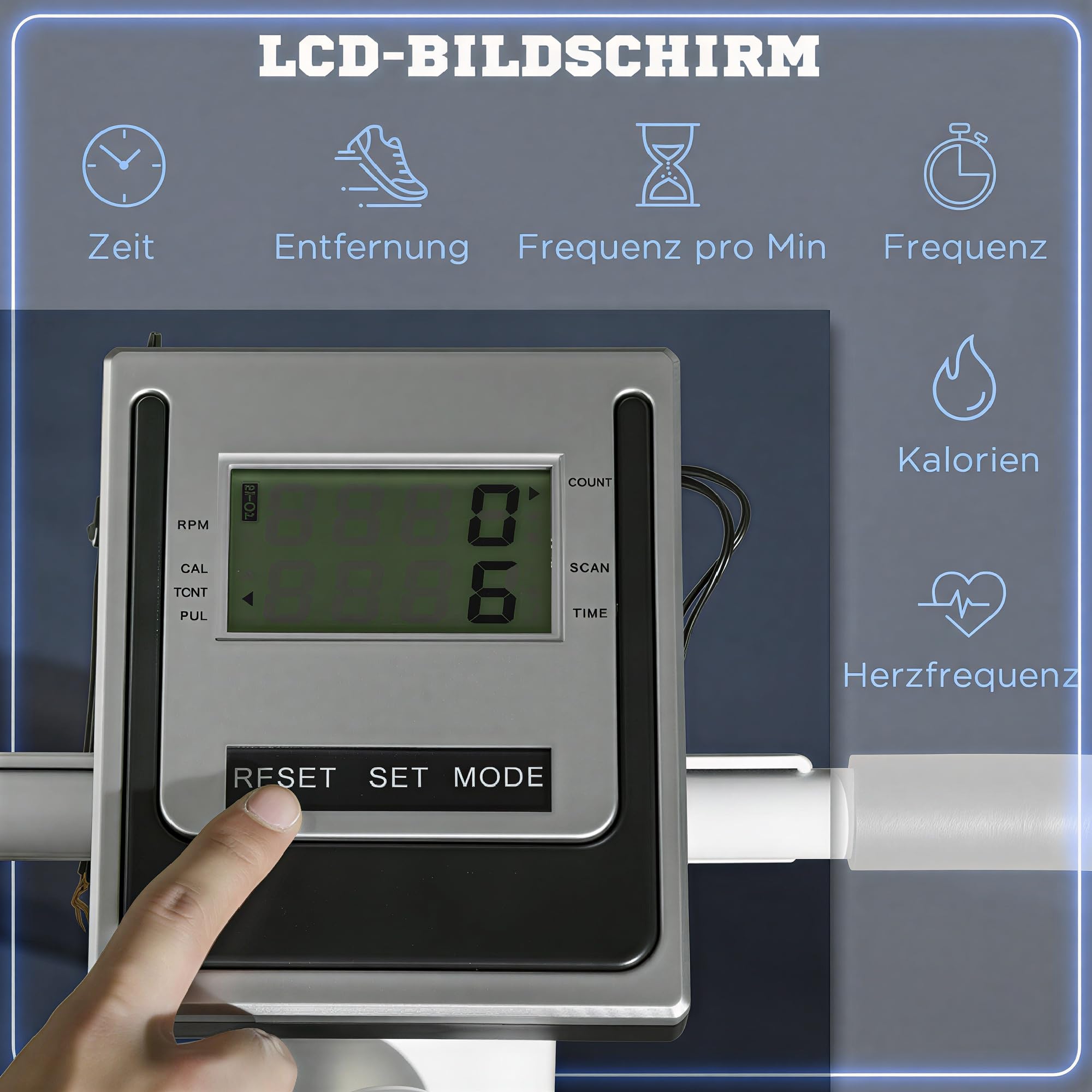 sportnow-stair-stepper-klappbar-mit-lenker-12-widerstandsstufen image 4