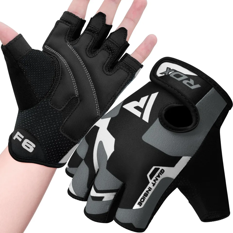 rdx-fitness-handschuhe-krafttraining-gewichtheben-mit-nylon-grip image 1