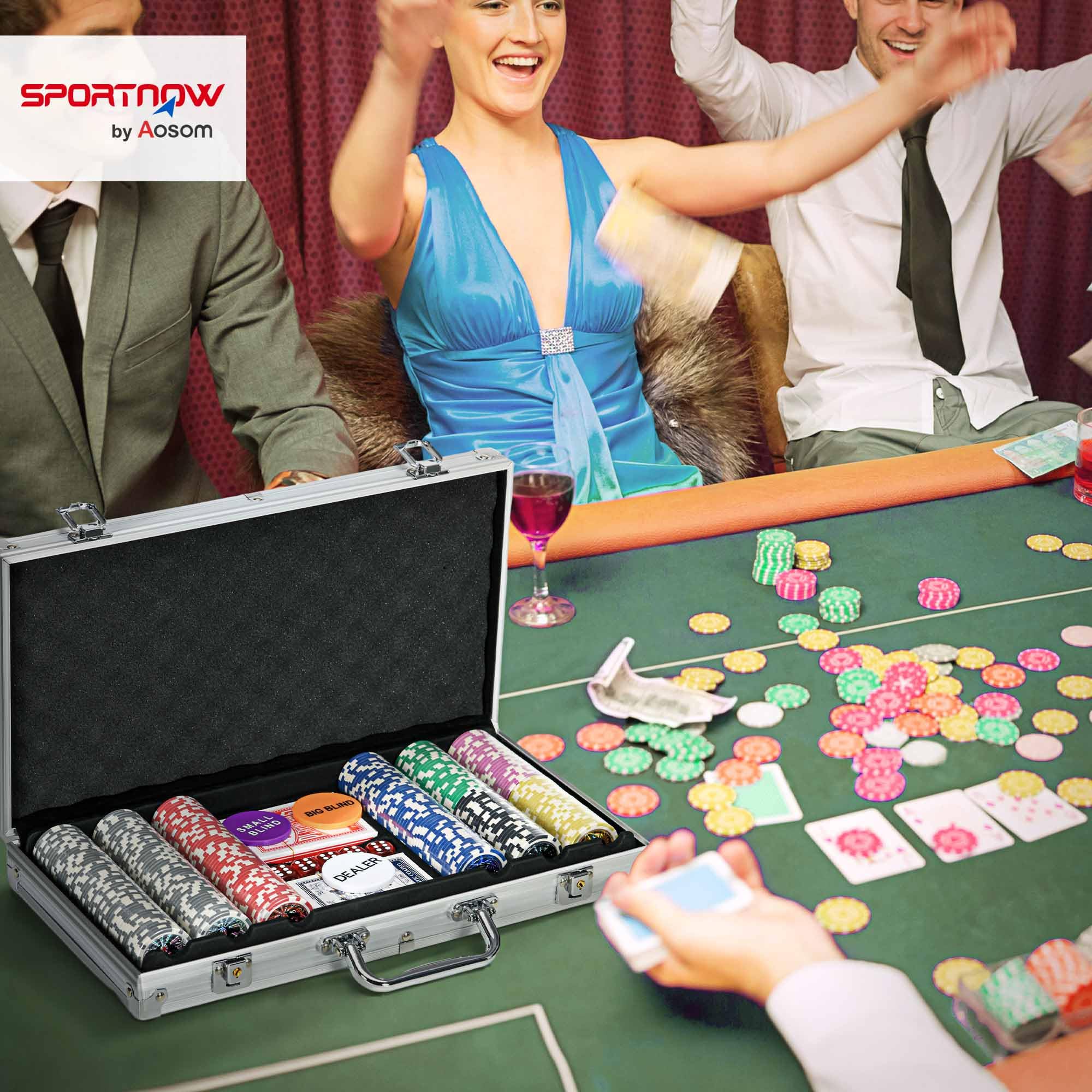 sportnow-pokerkoffer-set-300-pokerchips-11-5g-mit-schloss-silber image 2