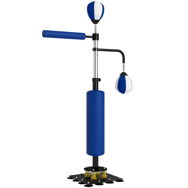 sportnow-standboxsack-h-henverstellbar-140-205-cm-mit-speedballs image 1
