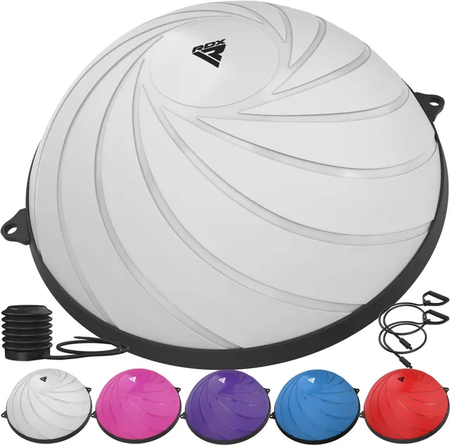rdx-balance-trainer-ball-58-cm-pvc-air-dome-mit-widerstandsb-ndern-und-pumpe image 1