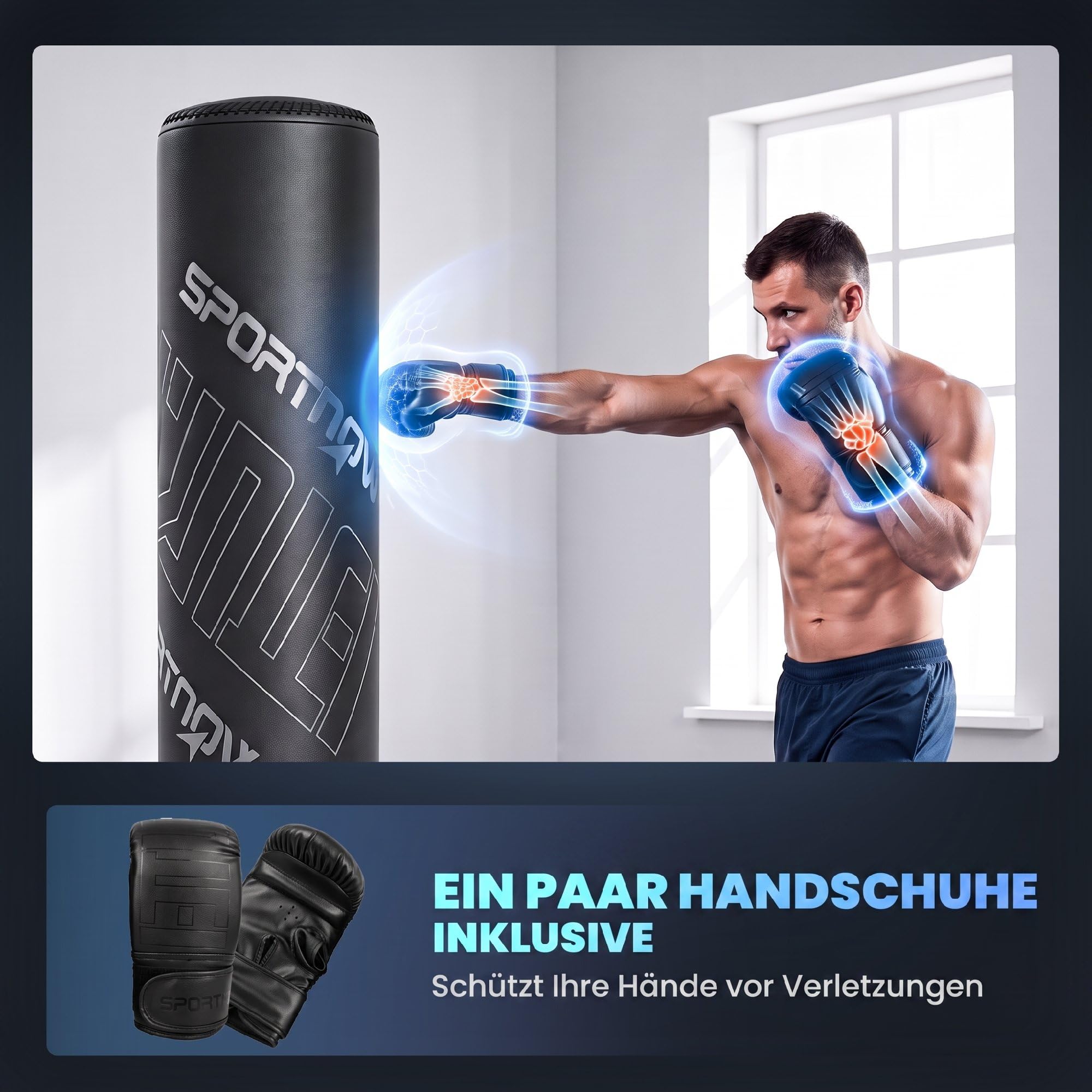sportnow-boxsack-freistehend-180-cm-mit-saugfu-120-kg-basis image 8