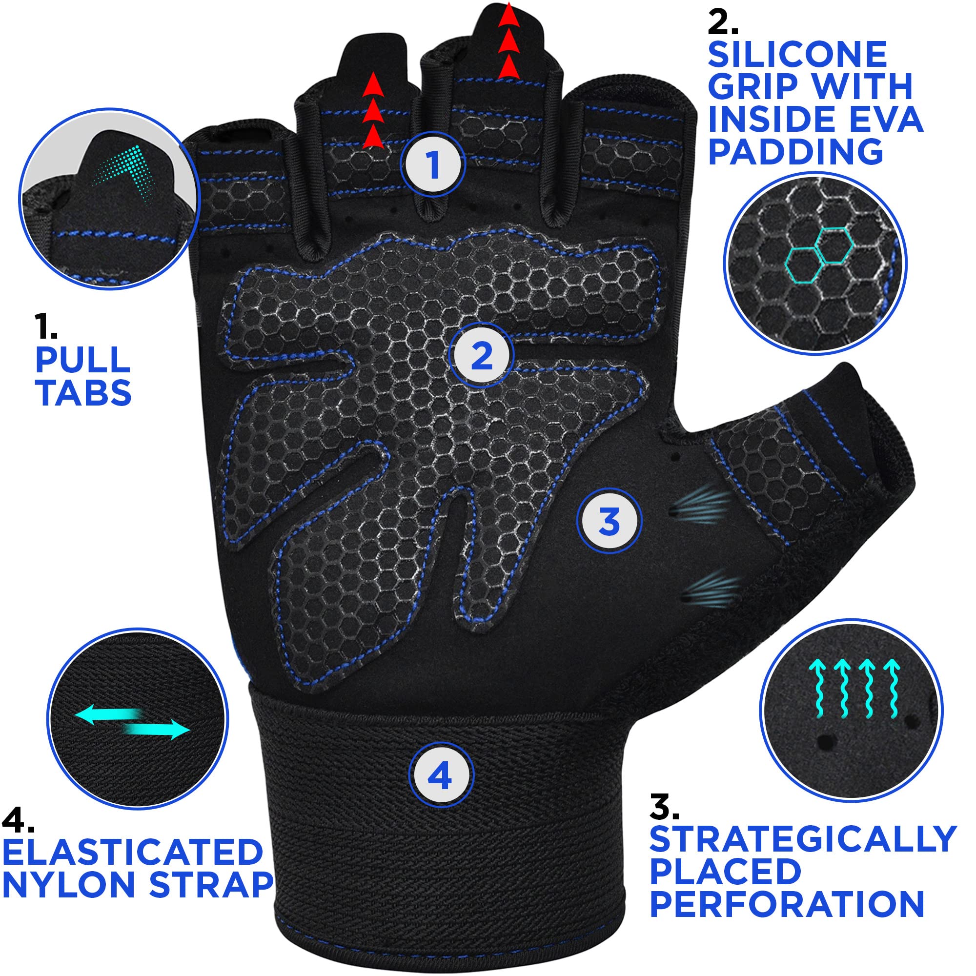 rdx-fitness-handschuhe-anti-rutsch-gym-gloves-krafttraining image 2