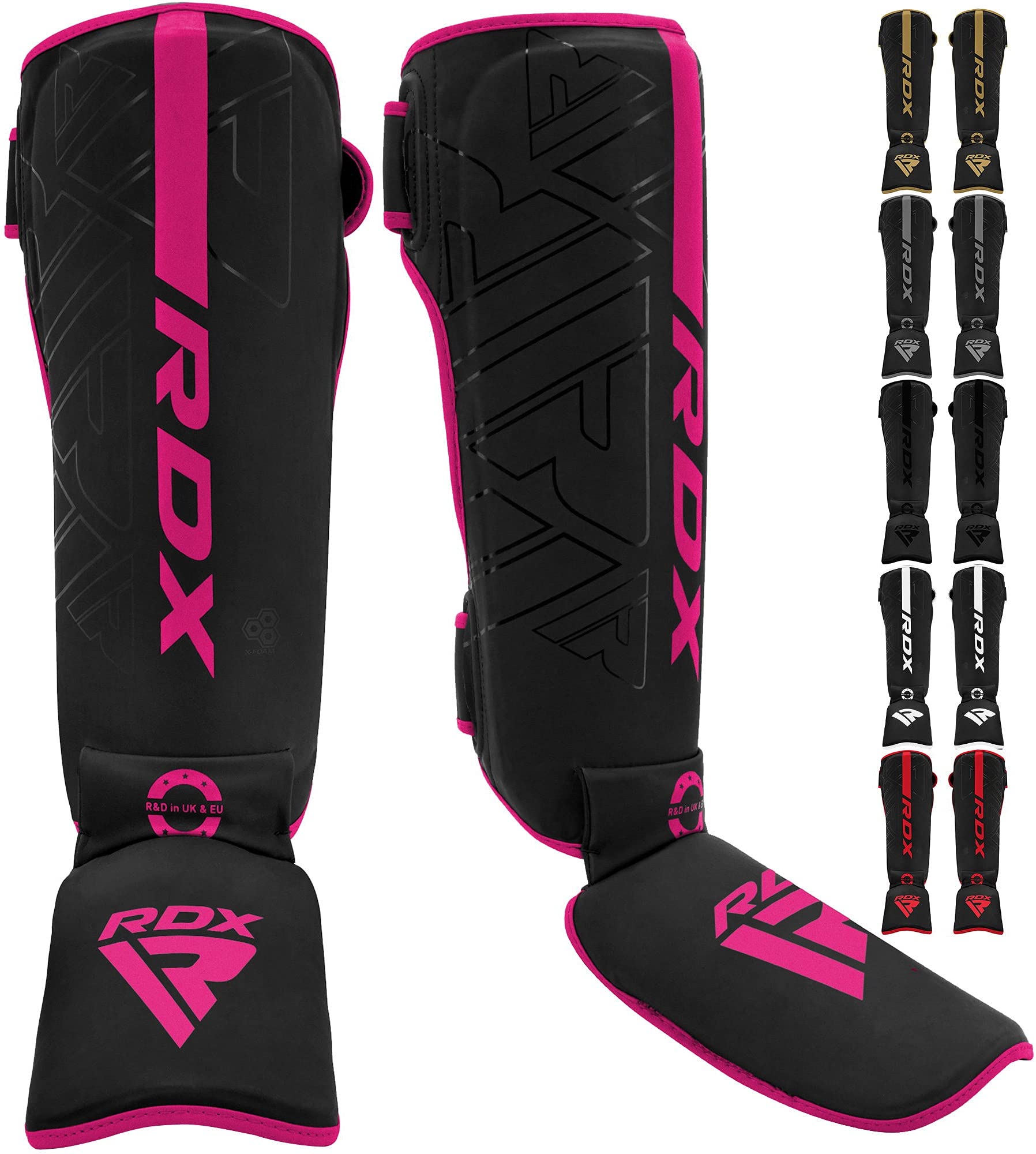 rdx-kara-schienbeinschoner-maya-hide-leder-muay-thai-kickbox-schutz image 1