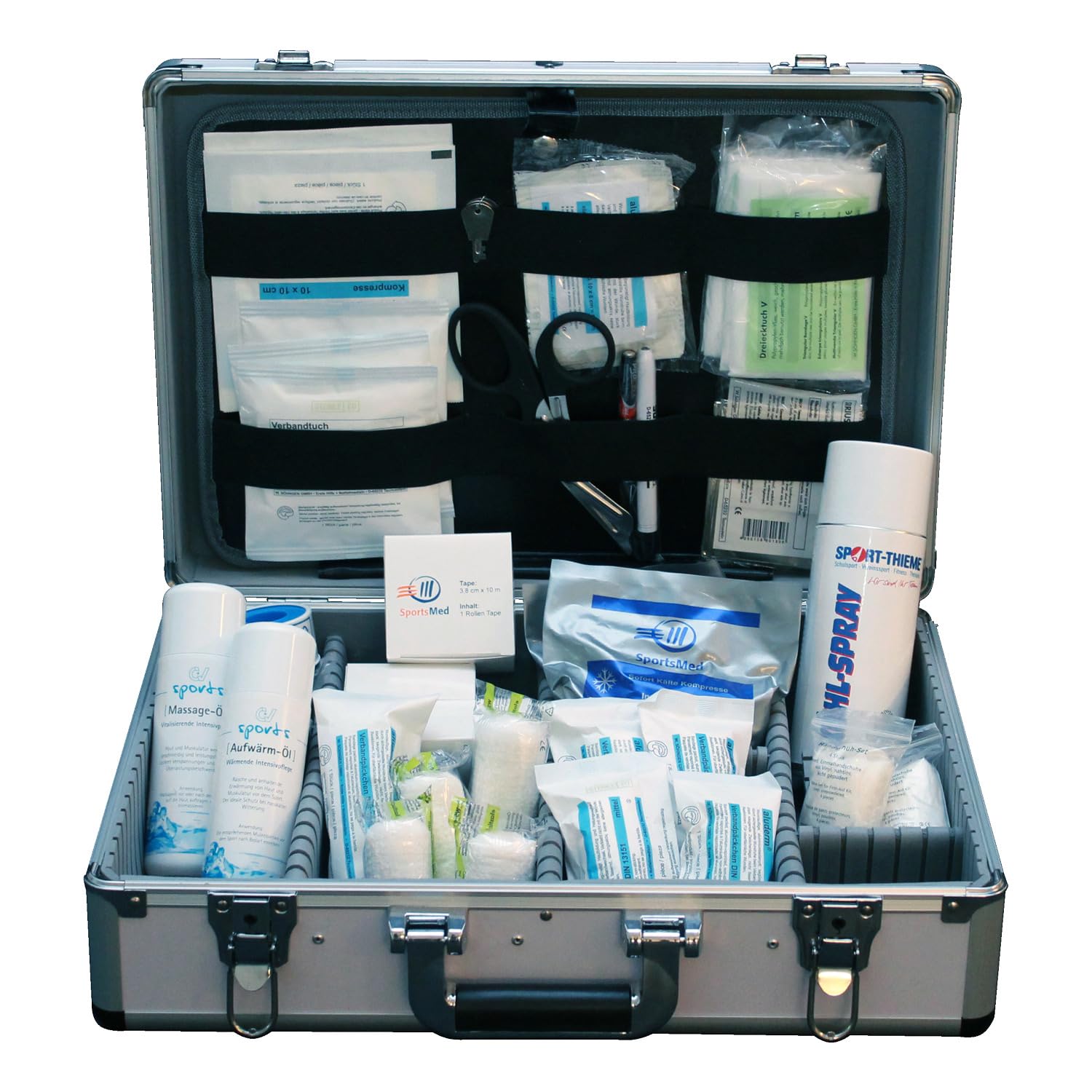sport-thieme-erste-hilfe-koffer-alu-din-13160-45x32x14cm image 2