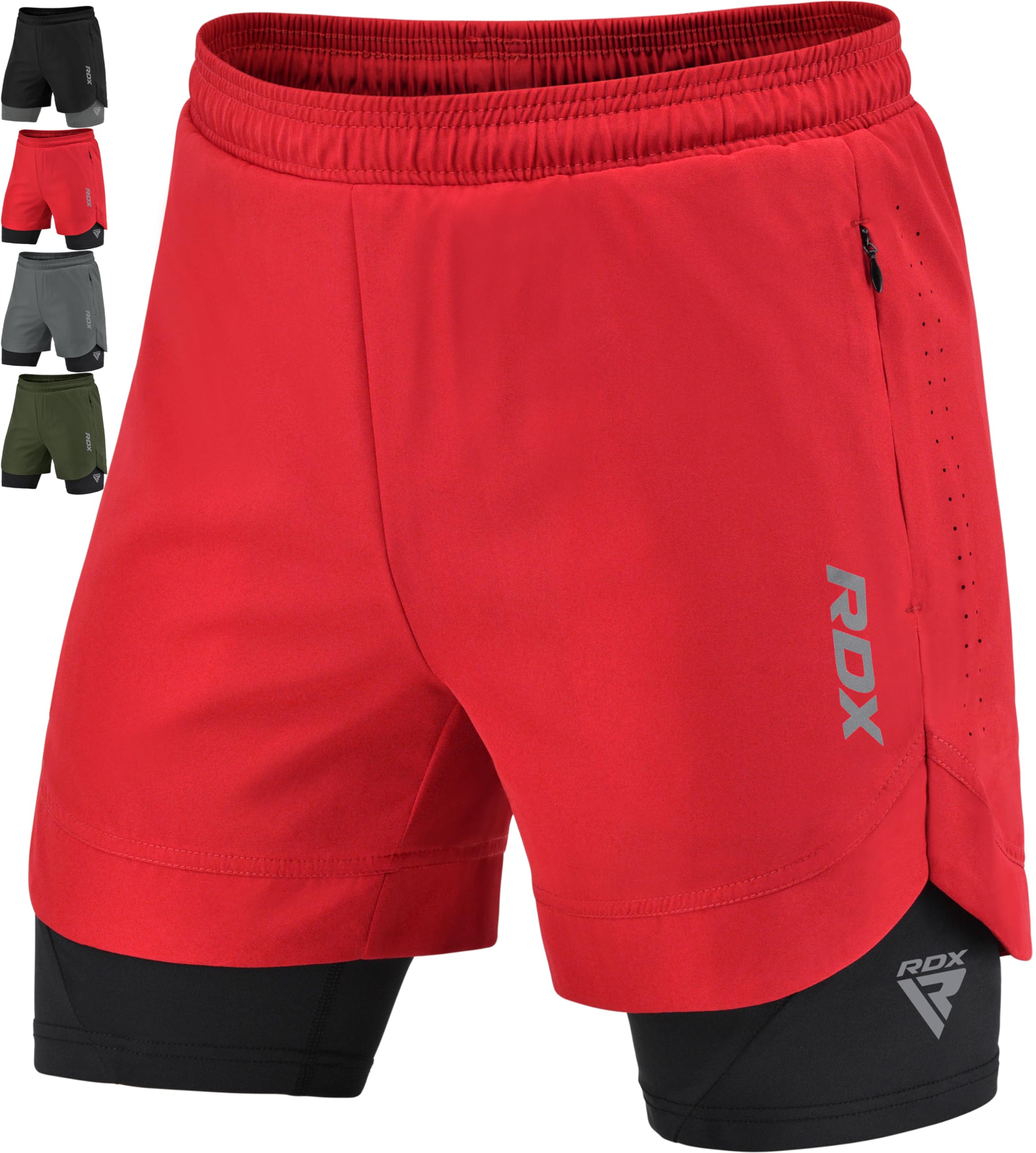 rdx-2-in-1-laufshorts-herren-kurz-mit-kompression image 7