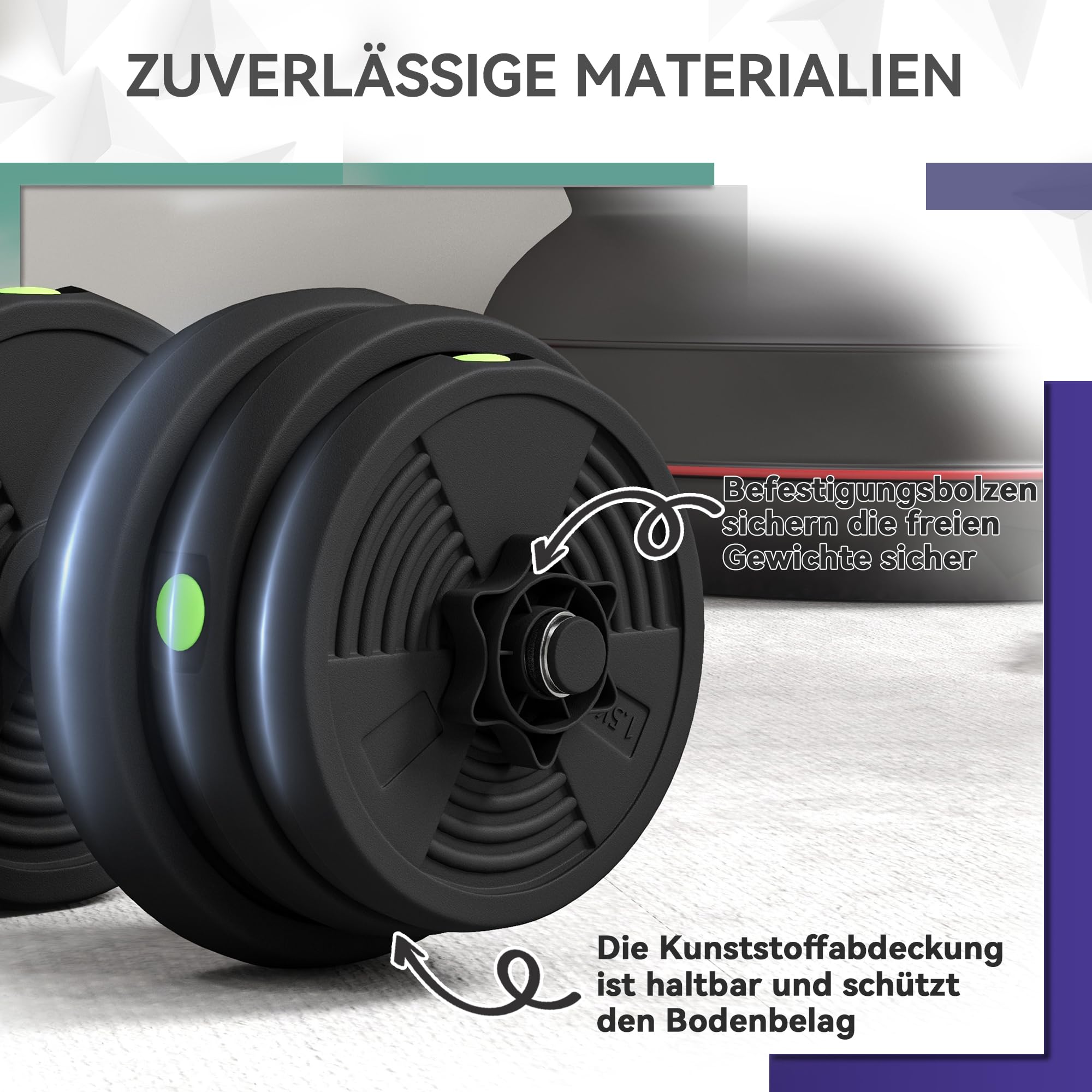 sportnow-2-in-1-hantel-set-verstellbar-15-kg-kurzhantel-langhantel image 6