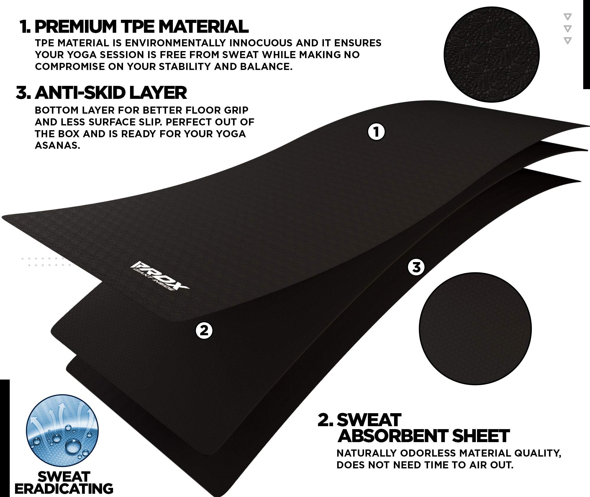 rdx-yogamatte-tpe-6mm-rutschfest-183-x-61-cm-reach-rohs-zertifiziert-mit-tragegu image 4
