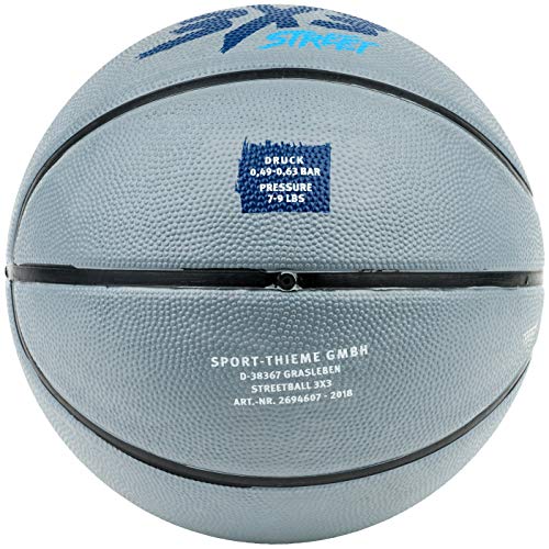 sport-thieme-streetball-3x3-gr-e-6-600-g-outdoor-basketball-grau-blau image 7