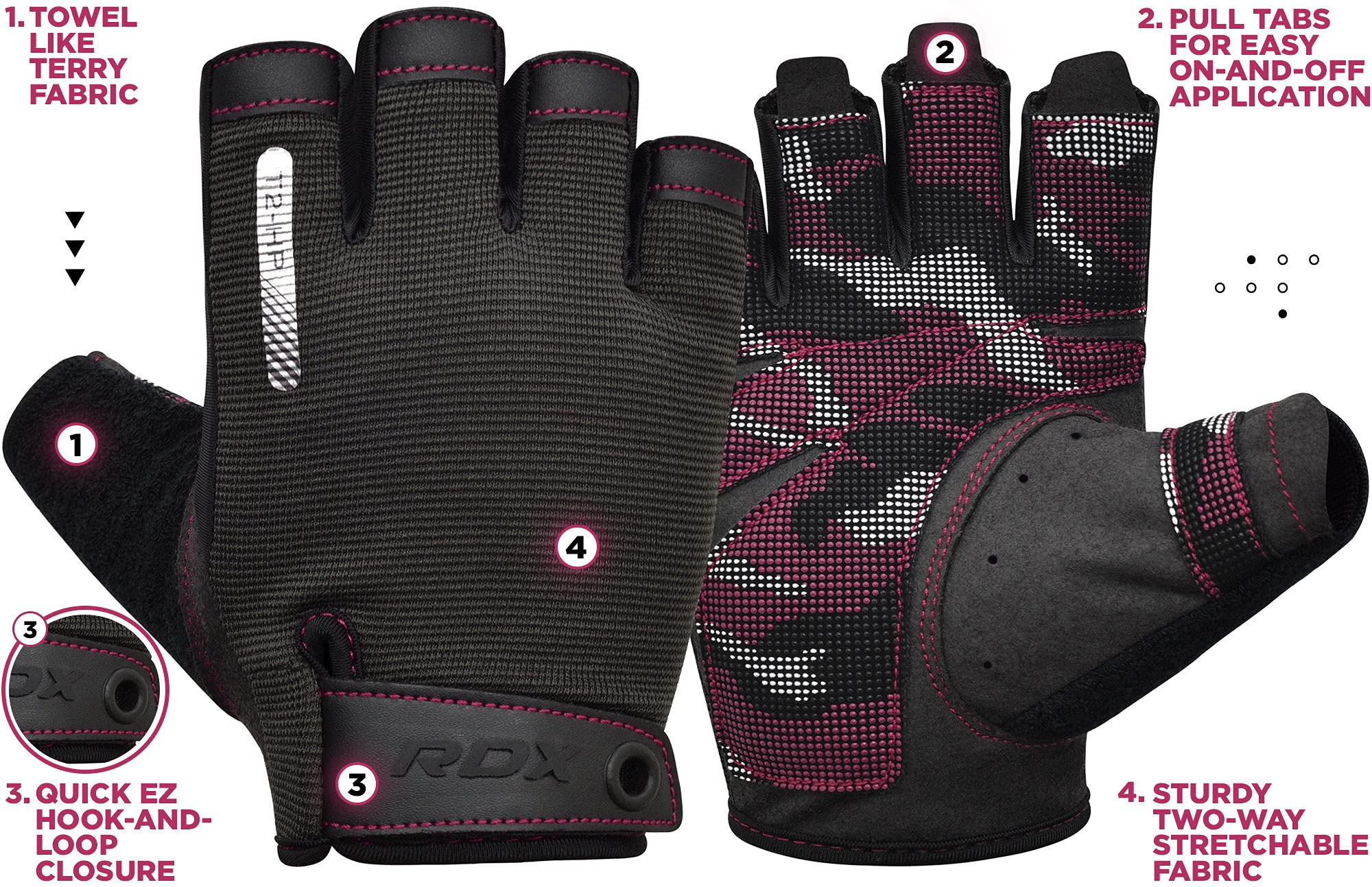 rdx-gewichtheberhandschuhe-mit-handgelenkbandage-fitness-handschuhe image 2