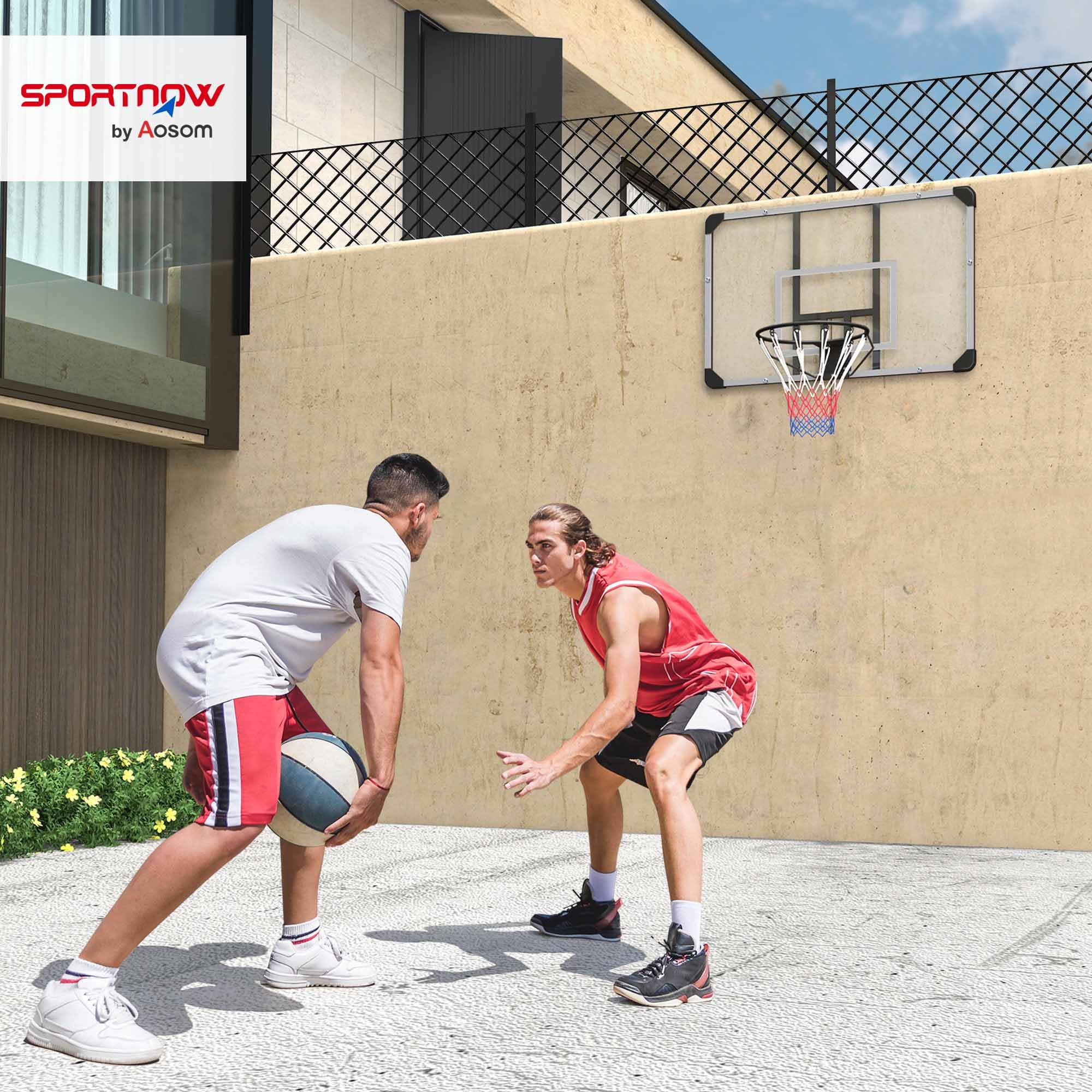 sportnow-basketballkorb-mit-wandhalterung-indoor-outdoor-f-r-jugendliche-und-erw image 2
