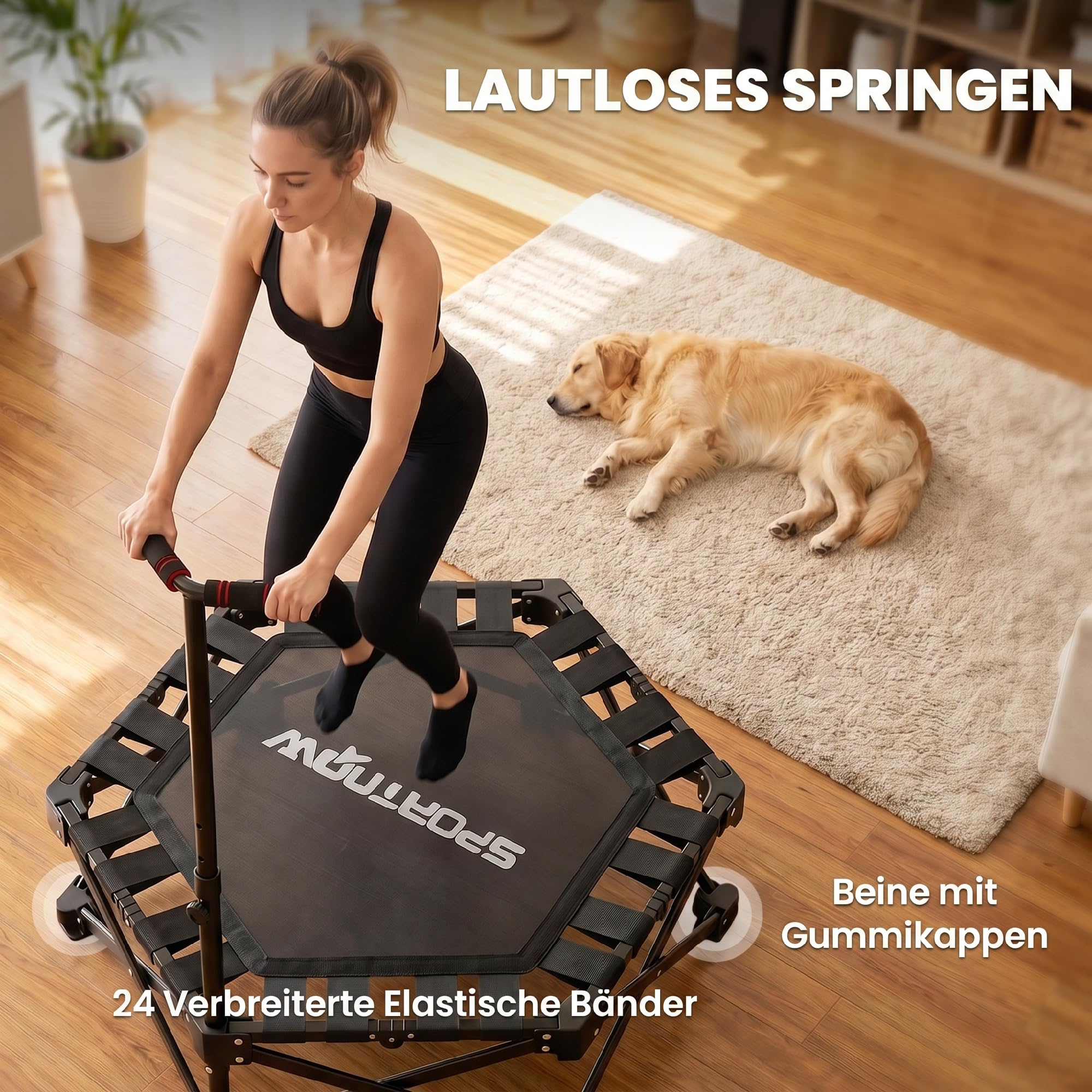 sportnow-fitness-trampolin-klappbar-104-cm-mit-griff image 6
