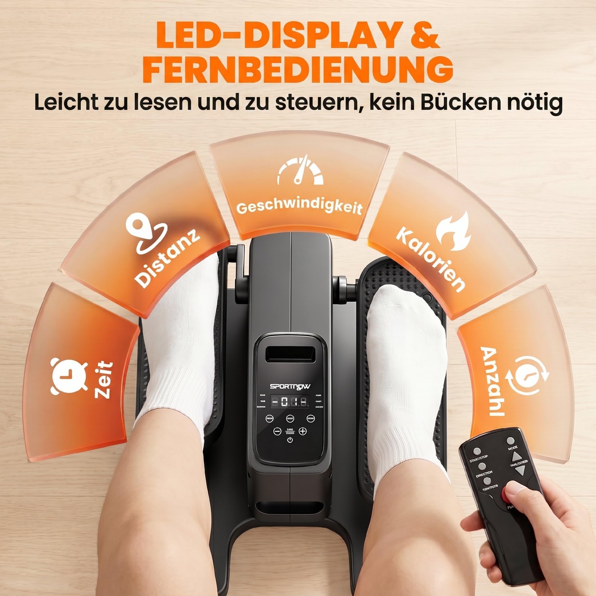 sportnow-mini-elektrischer-ellipsentrainer-mit-fernbedienung image 4