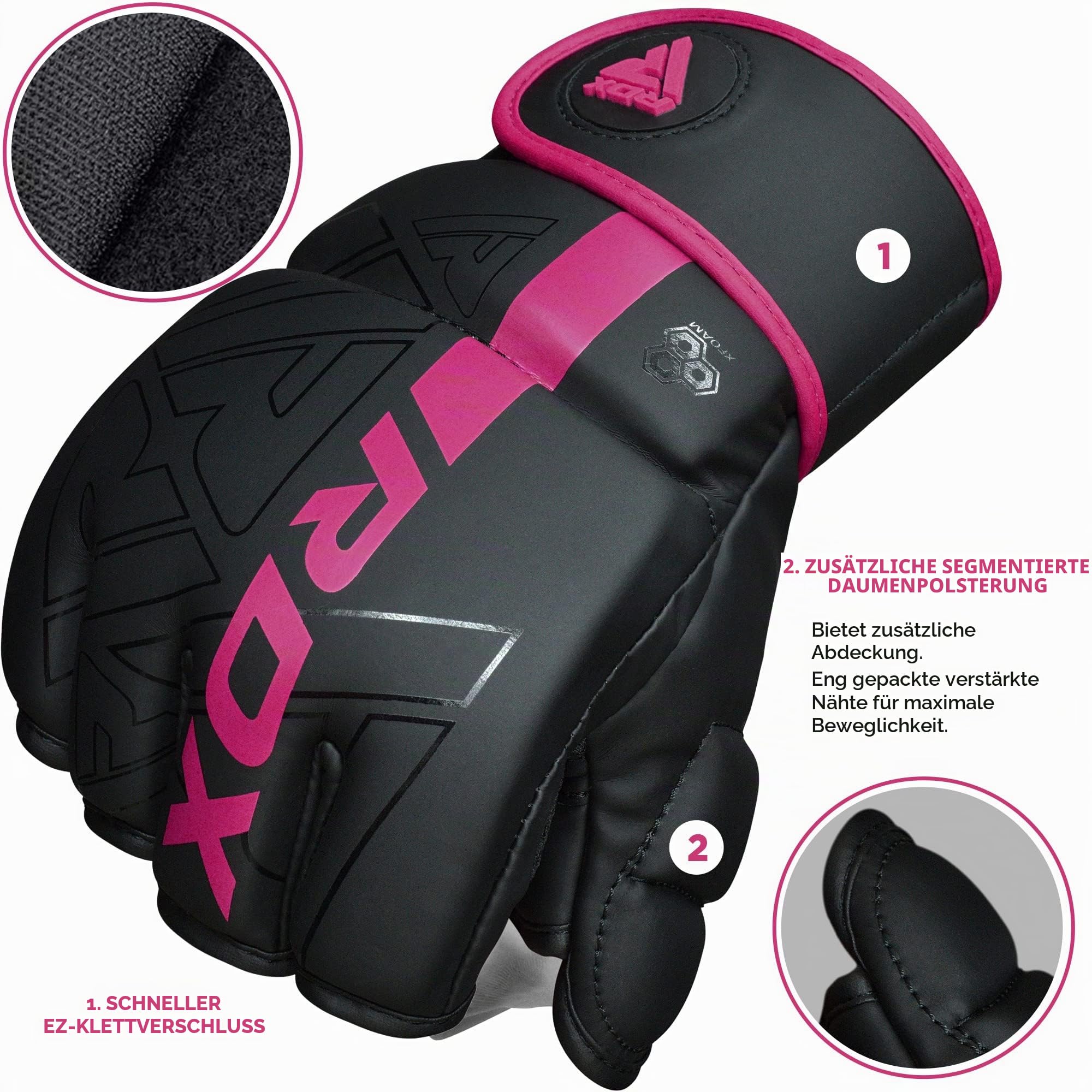 rdx-f6-mma-handschuhe-maya-hide-leder-schwarz image 2