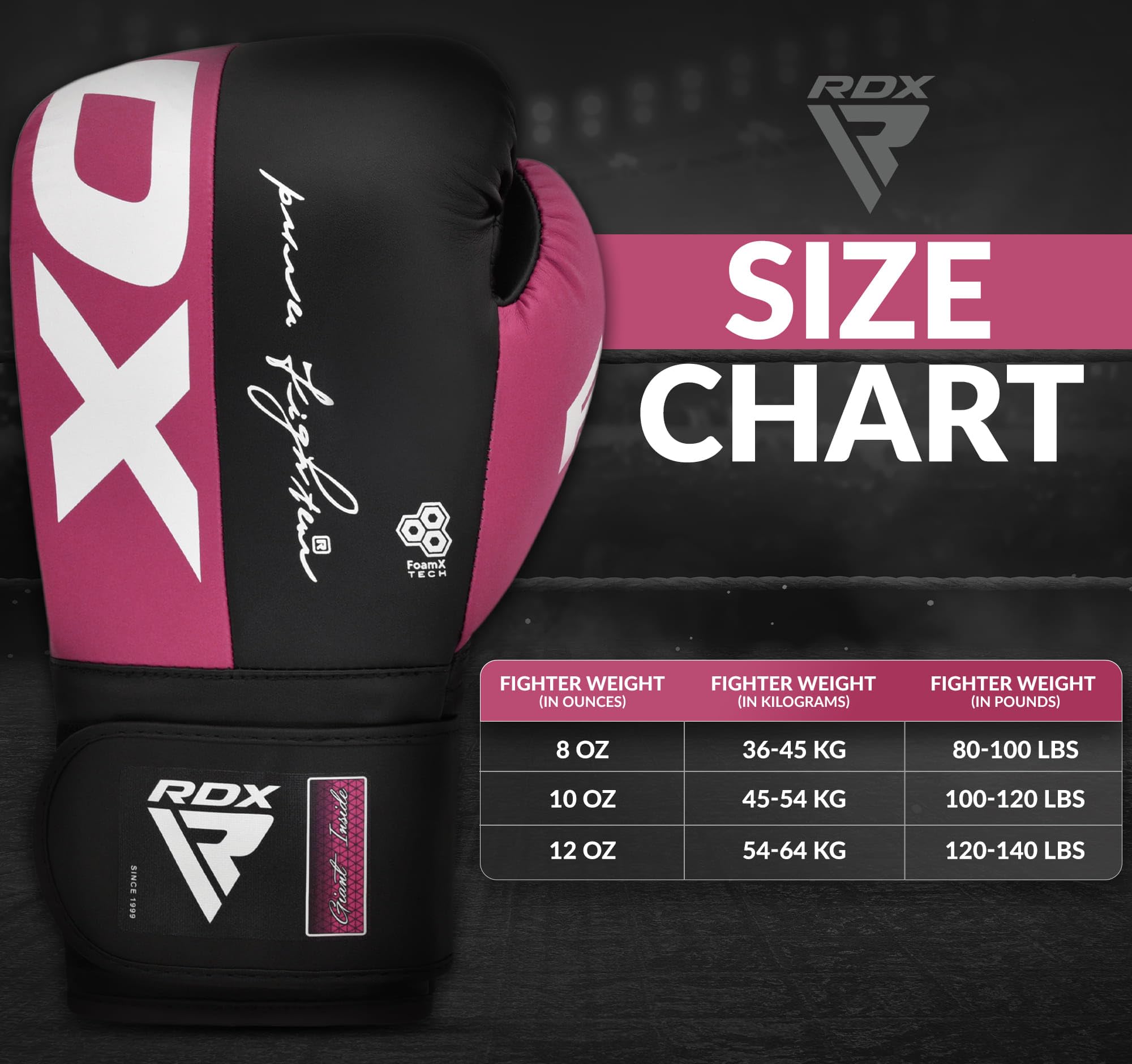 rdx-f4-boxhandschuhe-8-16-oz-training-sparring-boxsack-muay-thai-herren-damen image 5
