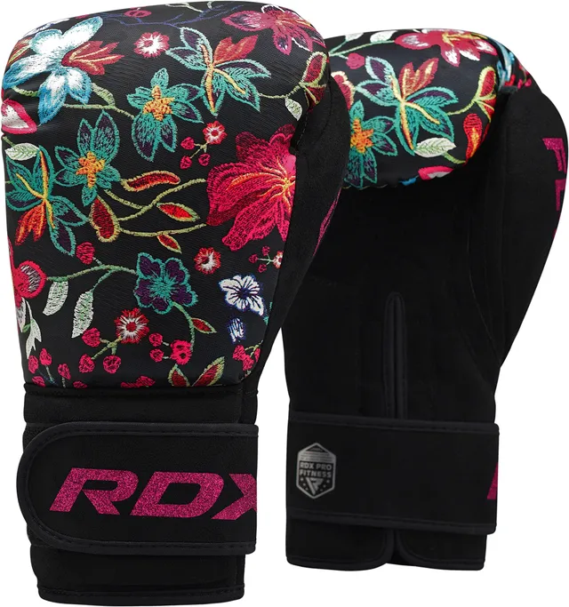 rdx-damen-boxhandschuhe-flora-8-12-oz-rosa-schwarz image 1