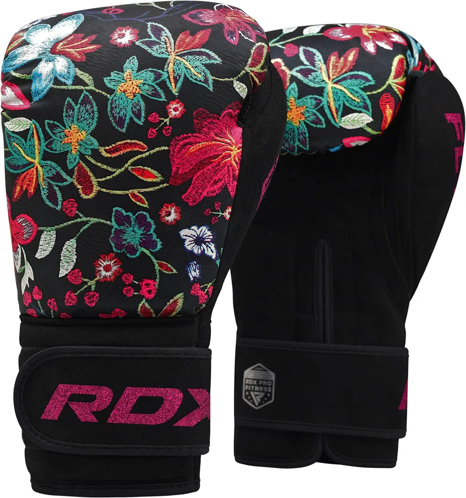 rdx-damen-boxhandschuhe-flora-8-12-oz-rosa-schwarz image 1
