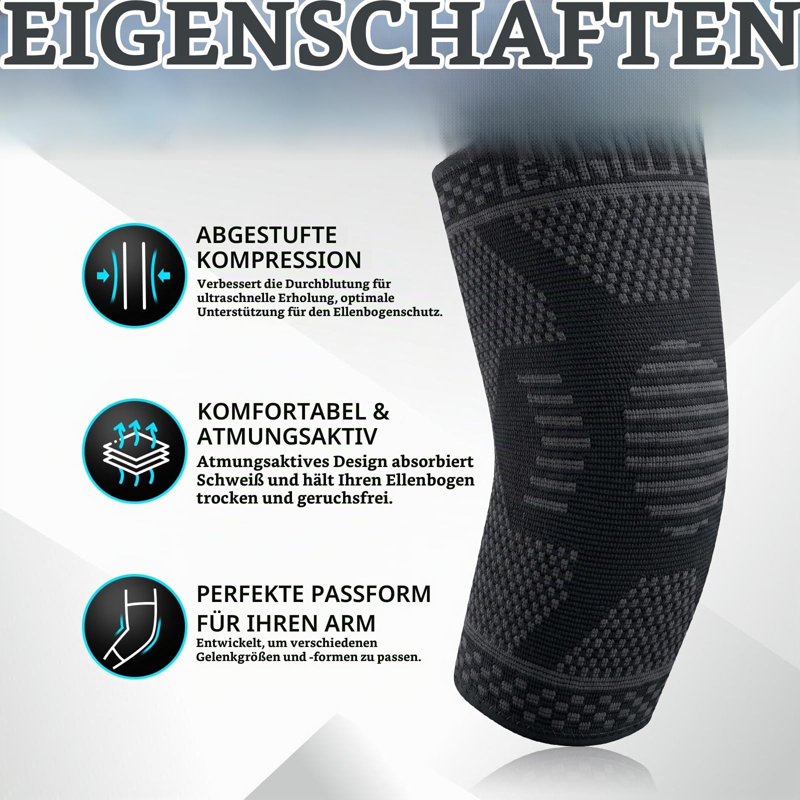 lexniush-ellenbogenbandage-kompressions-bandage-f-r-tennisarm image 2