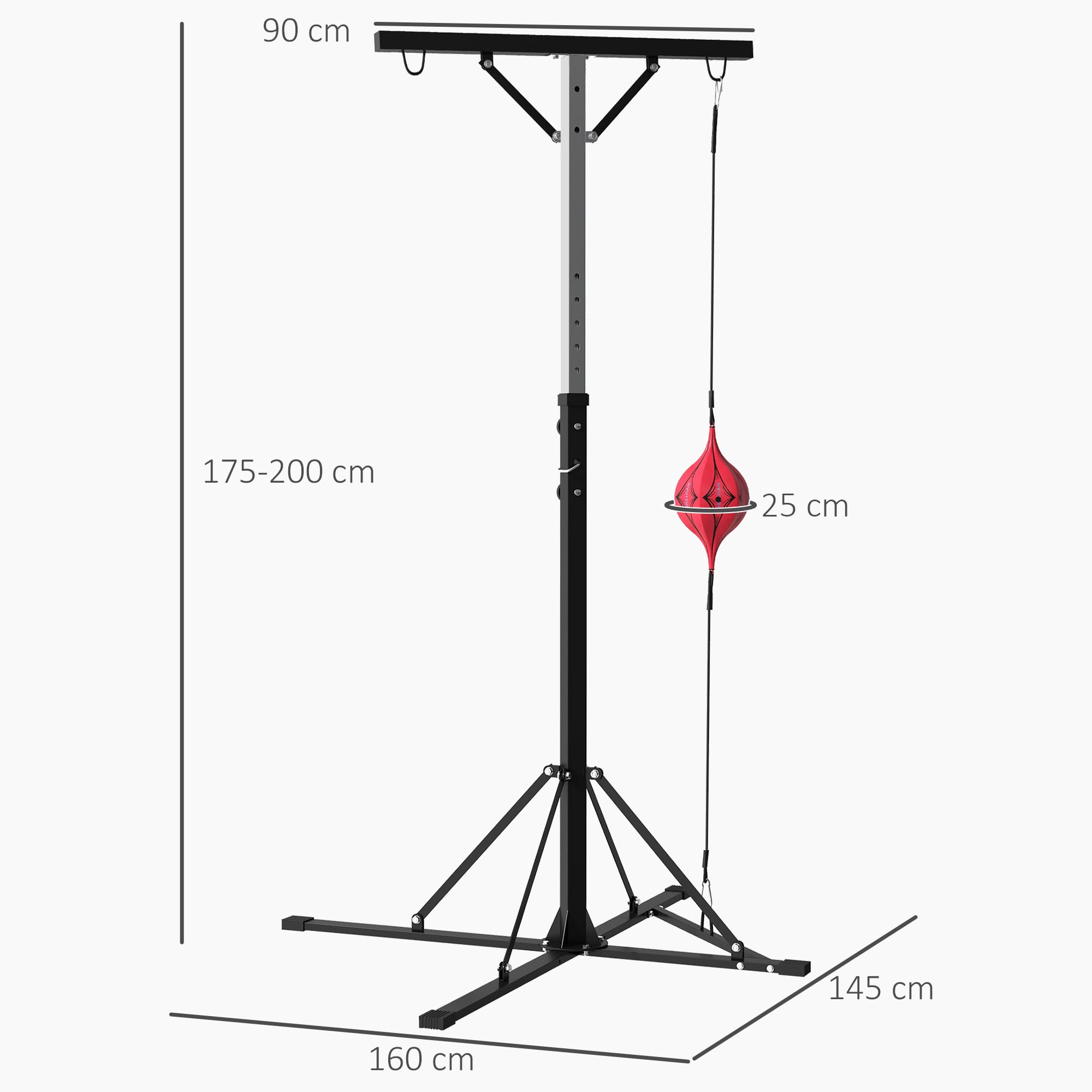 sportnow-boxsackst-nder-h-henverstellbar-175-220-cm-mit-speedball image 7