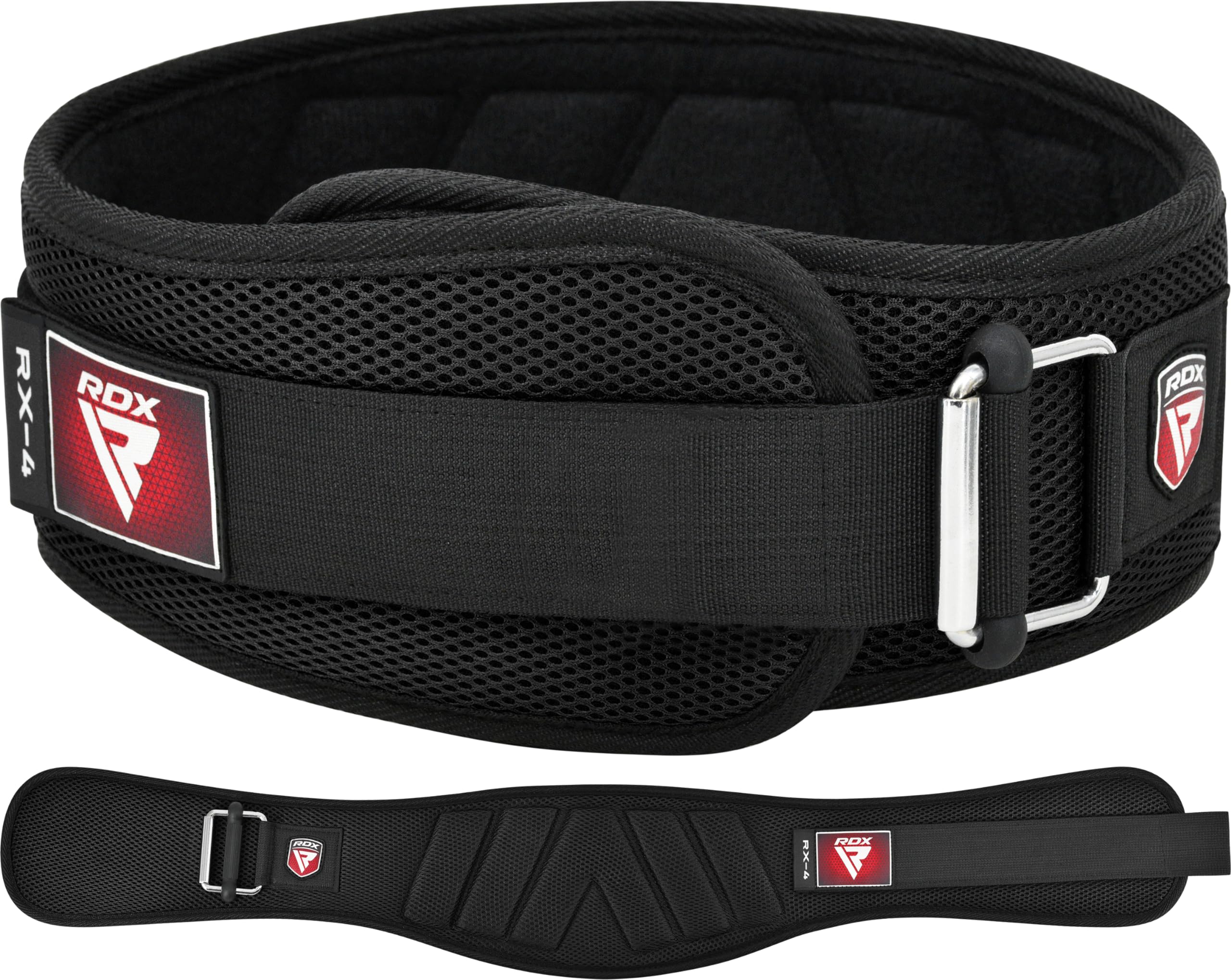 rdx-rx4-weightlifting-belt-verstellbarer-nylongurt-mit-eva-schaum-f-r-krafttrain image 5