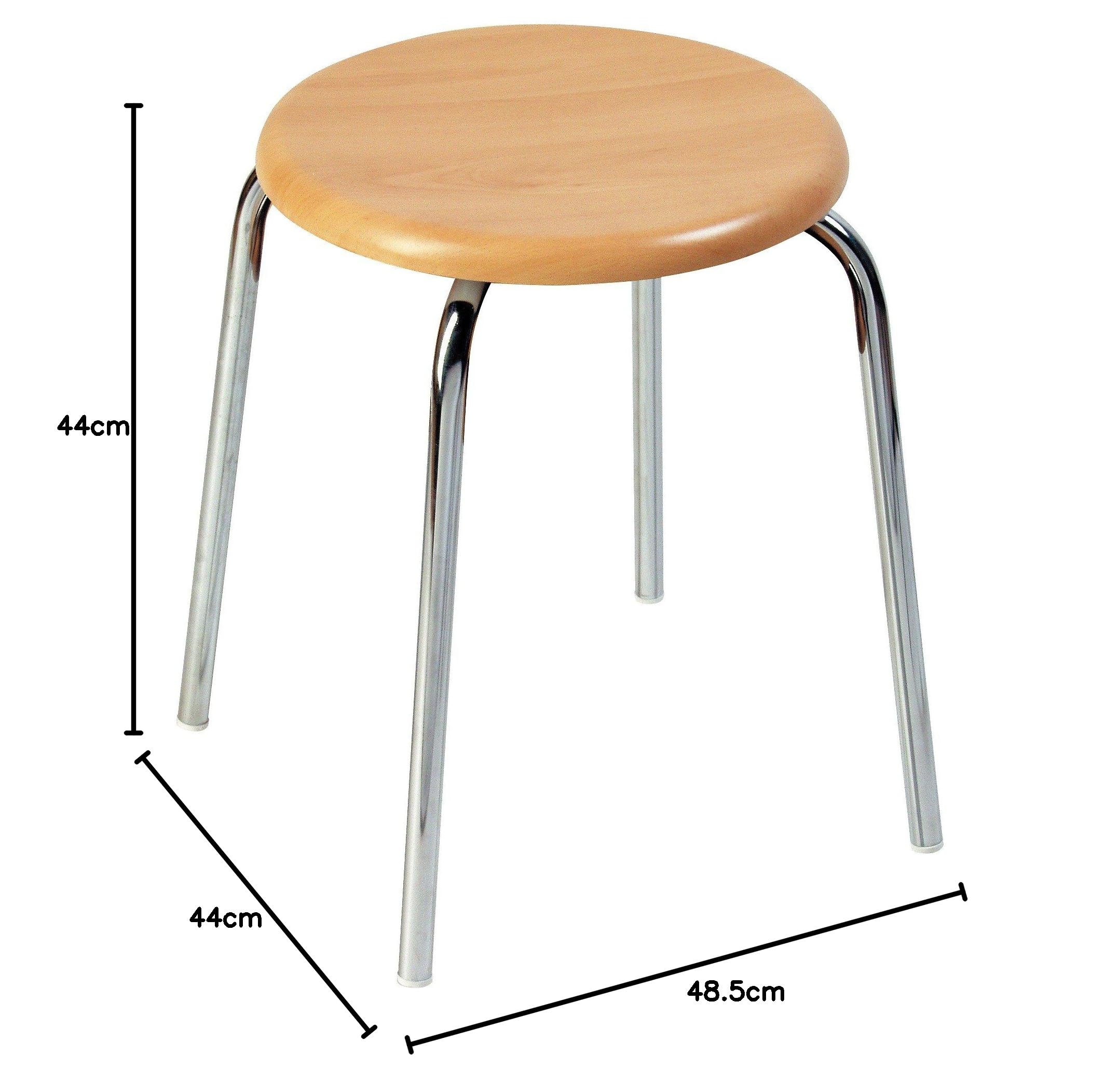 sport-thieme-gymnastikhocker-basic-stapelbar-45cm-buche-optik image 2