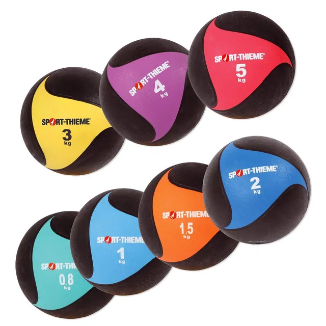 sport-thieme-medizinball-aus-gummi-0-8-kg-19-5-cm image 1