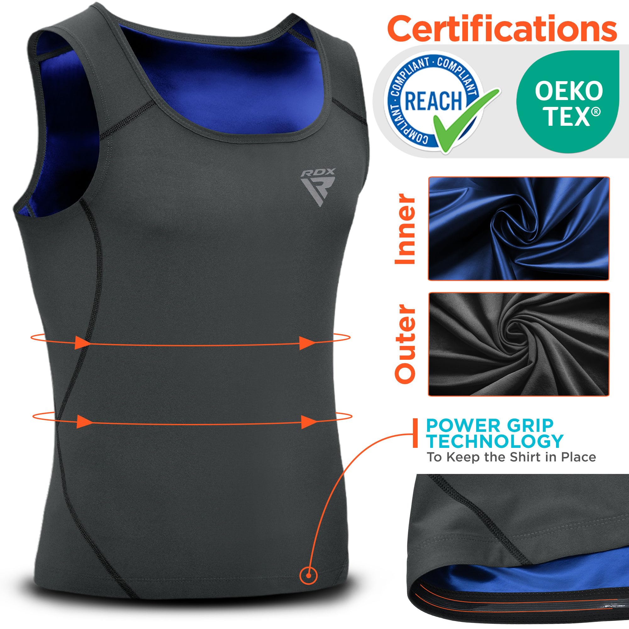 rdx-herren-sauna-shirt-sauna-weste-schwitzanzug-body-shaper image 2