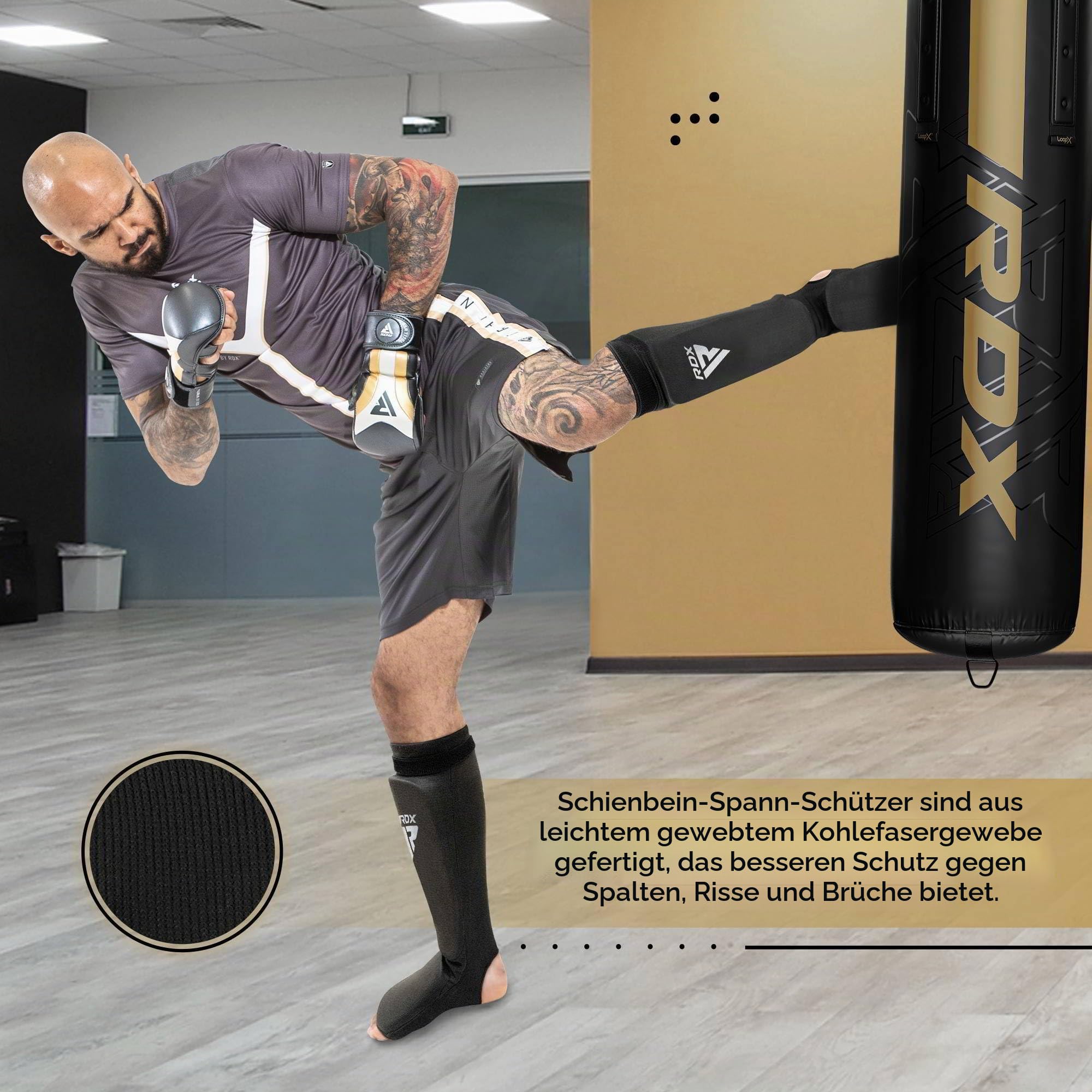 rdx-schienbeinschoner-gewebe-f-r-kickboxen-muay-thai-mma image 3