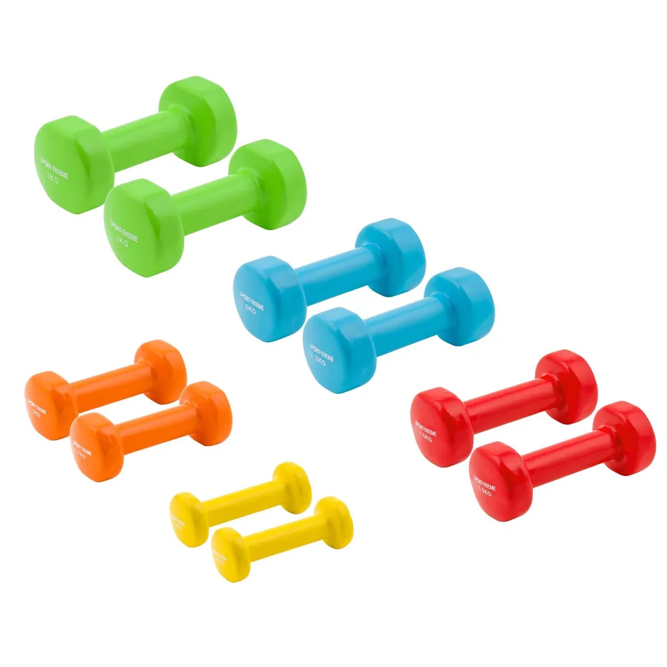 sport-thieme-fausthantel-set-vinyl-1-0-kg-bis-3-0-kg-mit-hautfreundlicher-vinylb image 1