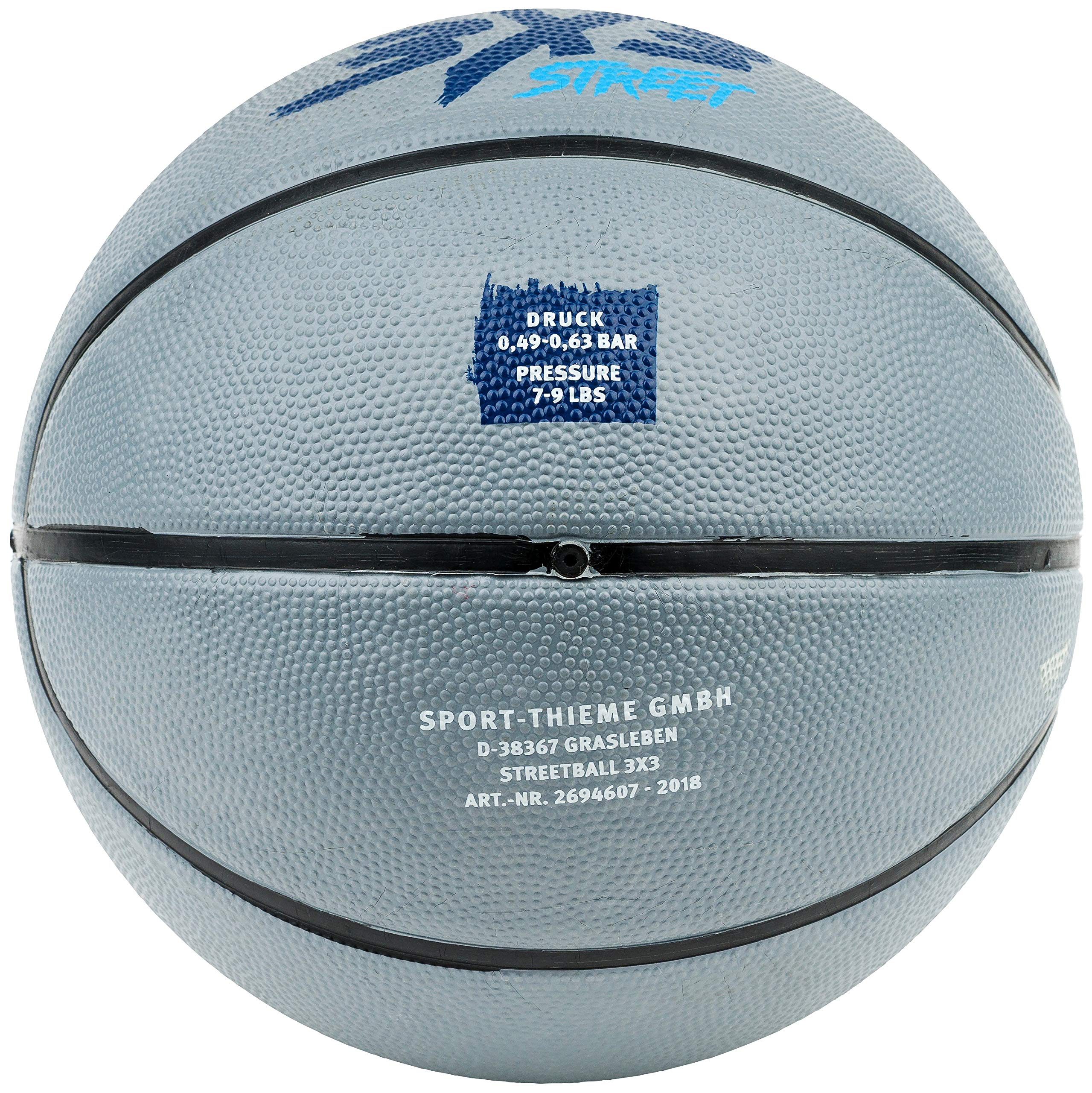 sport-thieme-streetball-3x3-gr-e-6-600-g-outdoor-basketball-grau-blau image 3