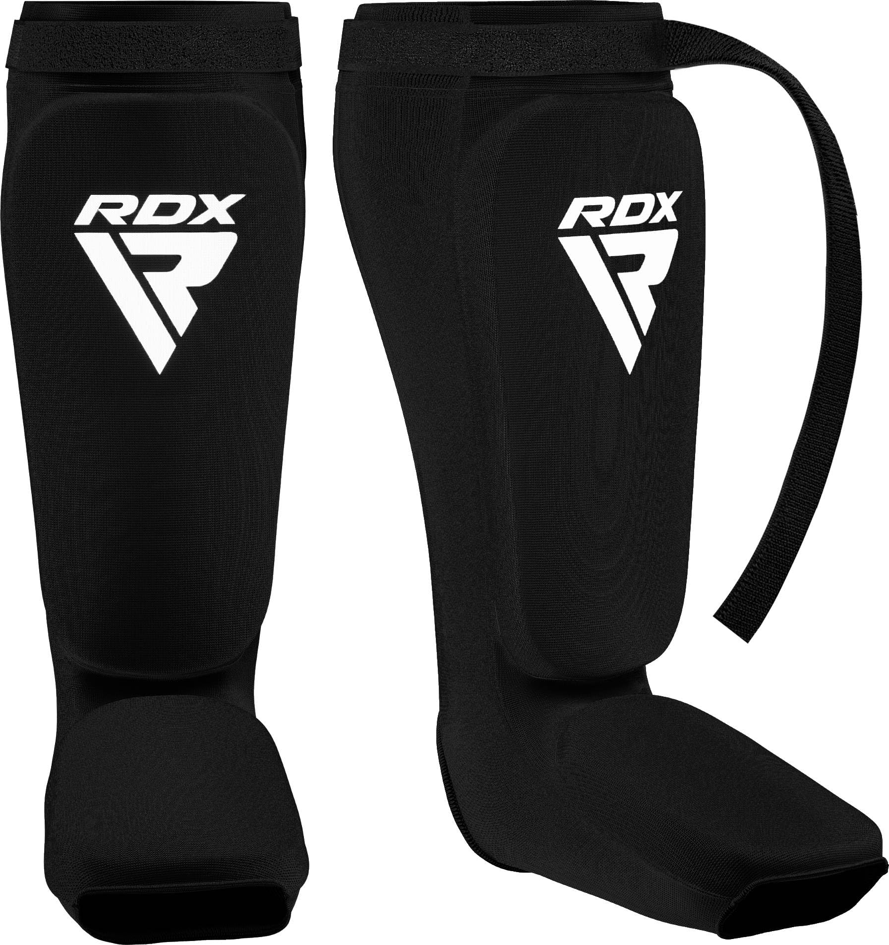 rdx-schienbeinschoner-kickboxen-muay-thai-shin-pads-mit-spannschutz-ce-satra image 1