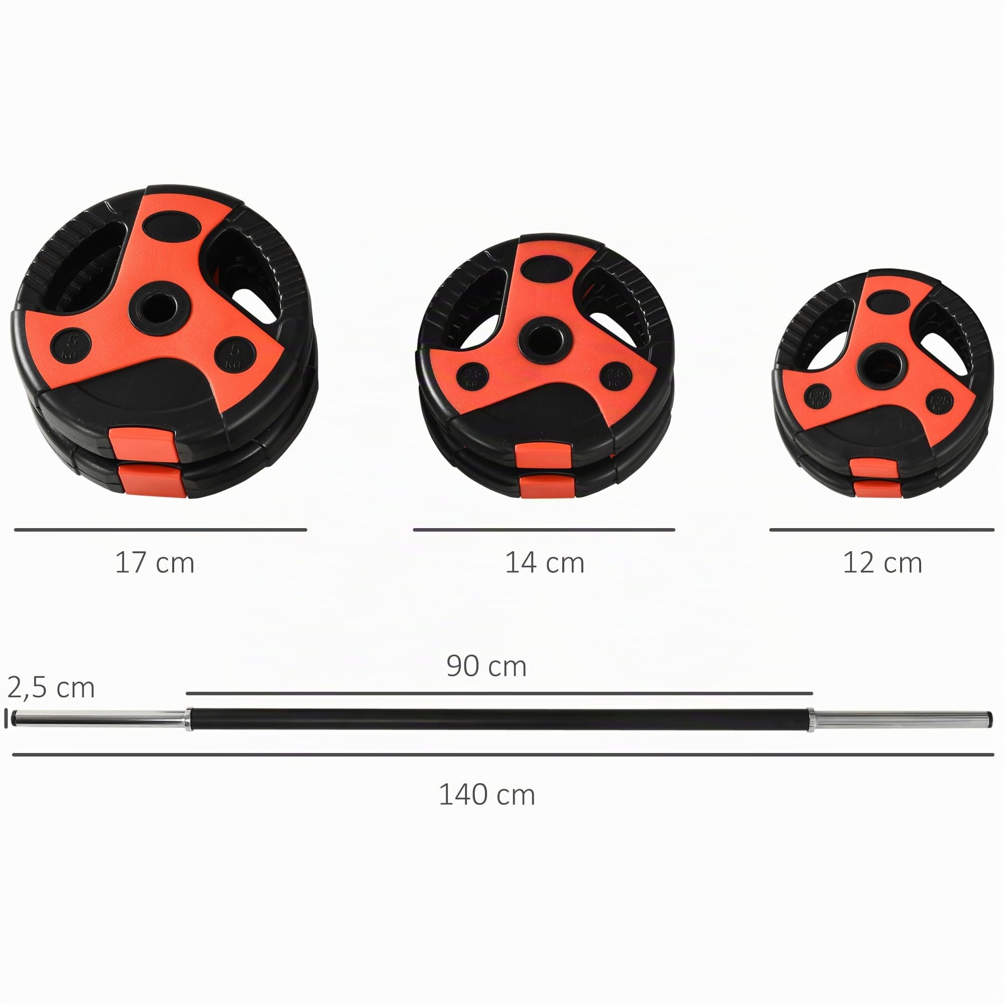 sportnow-hantelset-20-kg-verstellbar-mit-6-scheiben-langhantel image 7