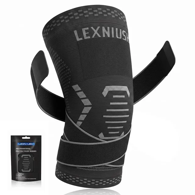 lexniush-kniebandage-verstellbar-kniest-tze-kompression-gr-e-m-rechts-links image 1