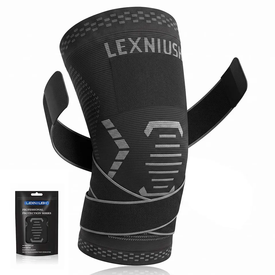 lexniush-kniebandage-verstellbar-kniest-tze-kompression-gr-e-m-rechts-links image 1