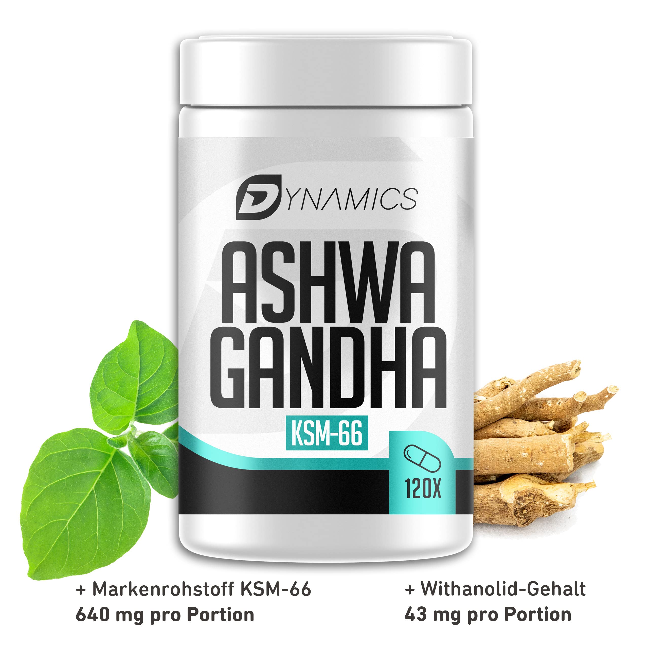 dynamics-premium-ashwagandha-ksm-66-120-kapseln-2-monatsvorrat image 2