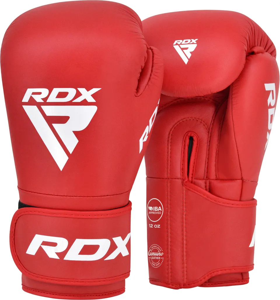 rdx-iba-boxhandschuhe-rindsleder-quadro-dome-5-wettkampf image 1